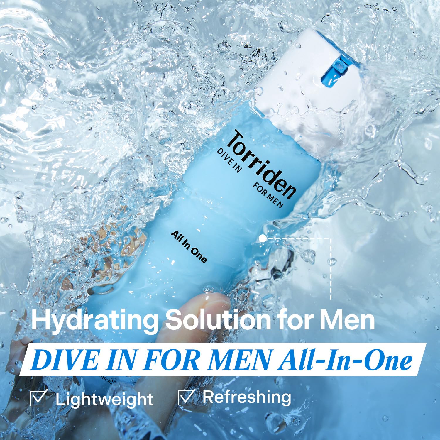 Torriden DIVE IN FOR MEN All In One 200ml (7.05 fl. oz) | All-In-One for Inner Moisturizing and