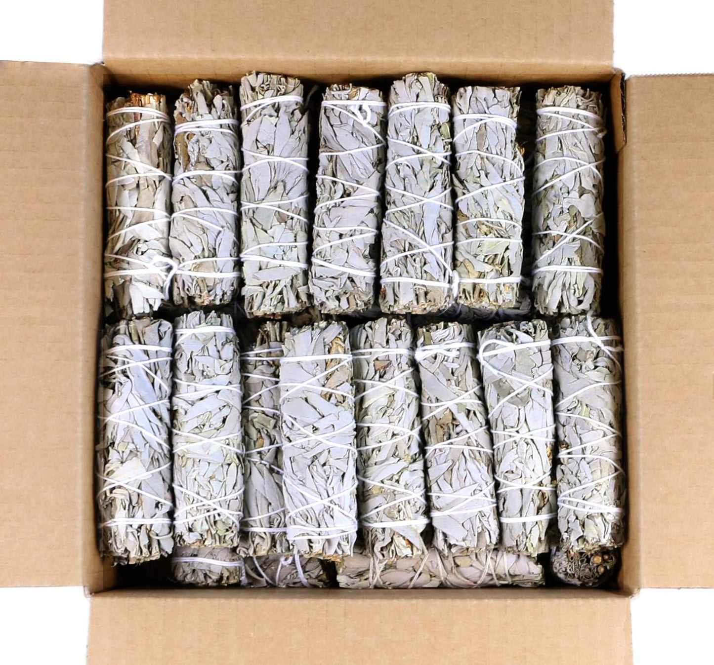 SOUL STICKS 4 Inch 100 Pack Organic White Sage Smudge Smudging Sticks | Cleansing and Negative Energy, Good Energy Meditation & Smudging Rituals | Sustainably Sourced California White Sage Bundle