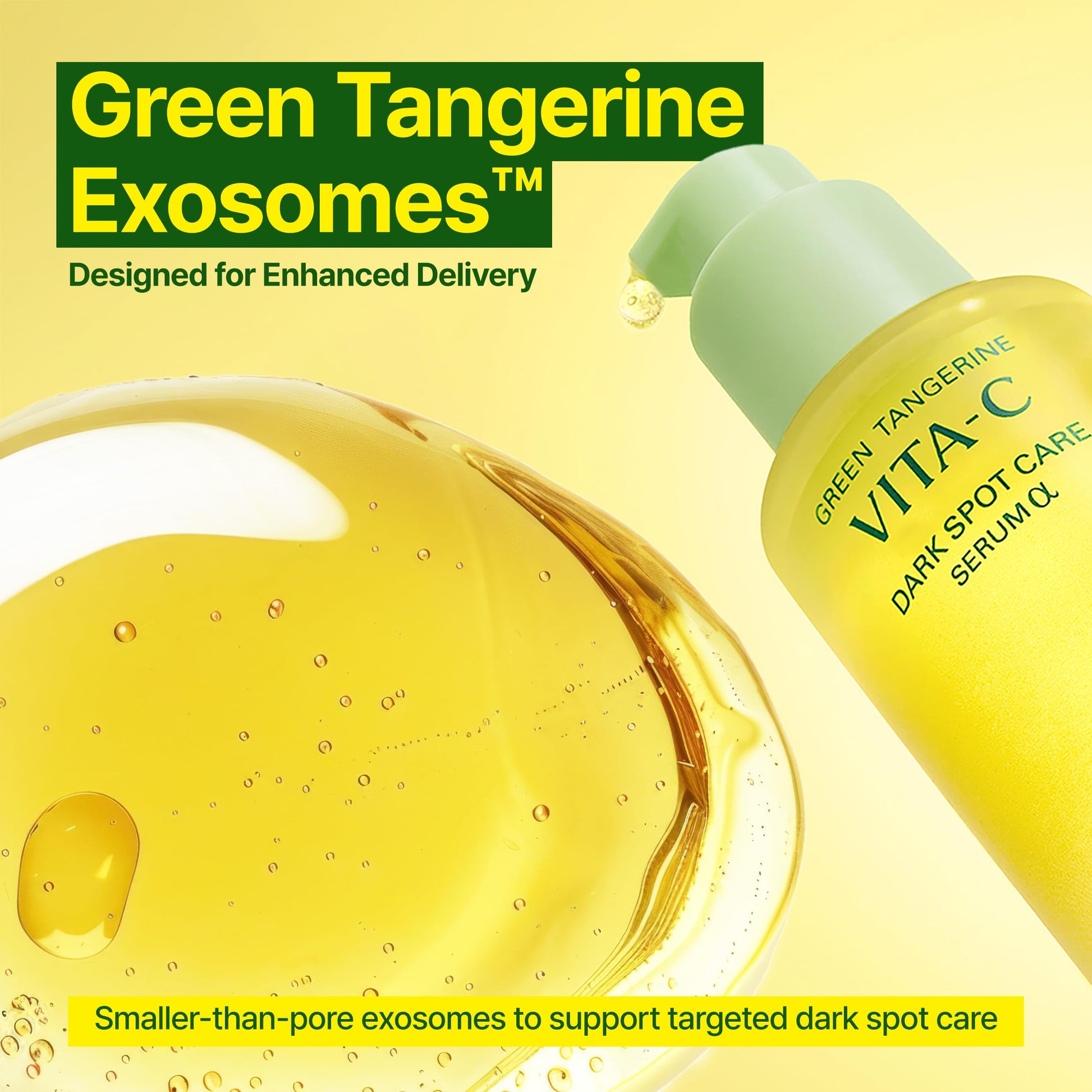 GOODAL Vitamin C Dark spot brightening Serum | 5% Niacinamide & Green Tangerine Exosome | Gentle