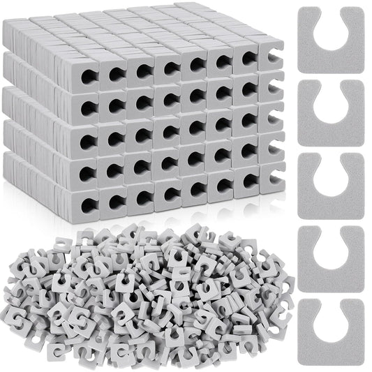 Mumufy 1000 Pcs Individual Pedicure Toe Separators Soft Foam Toe Spacers Comfortable Finger Toe