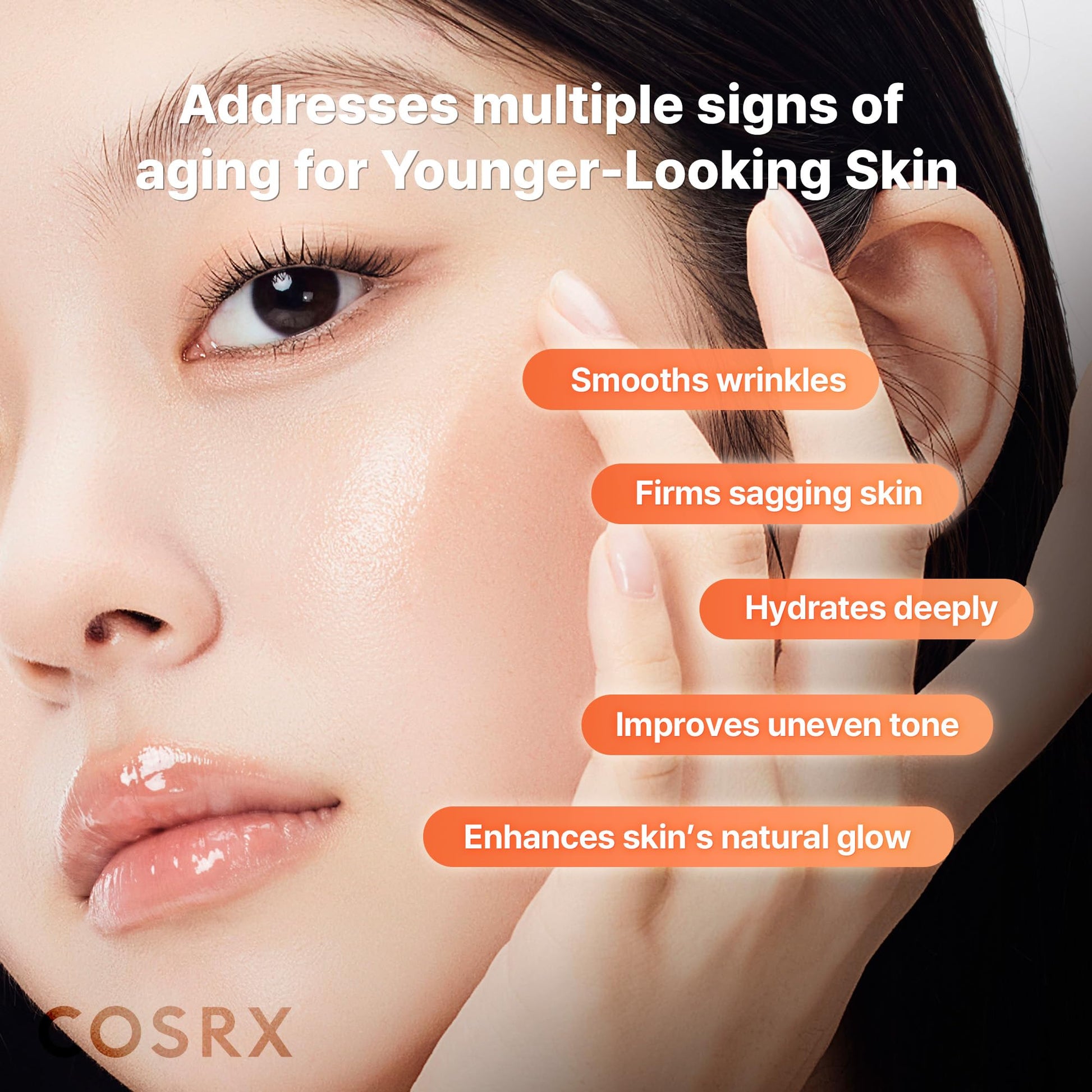 COSRX 5 PDRN Collagen Serum, Anti-aging, Glass Skin & Plumping, 3.38 fl oz
