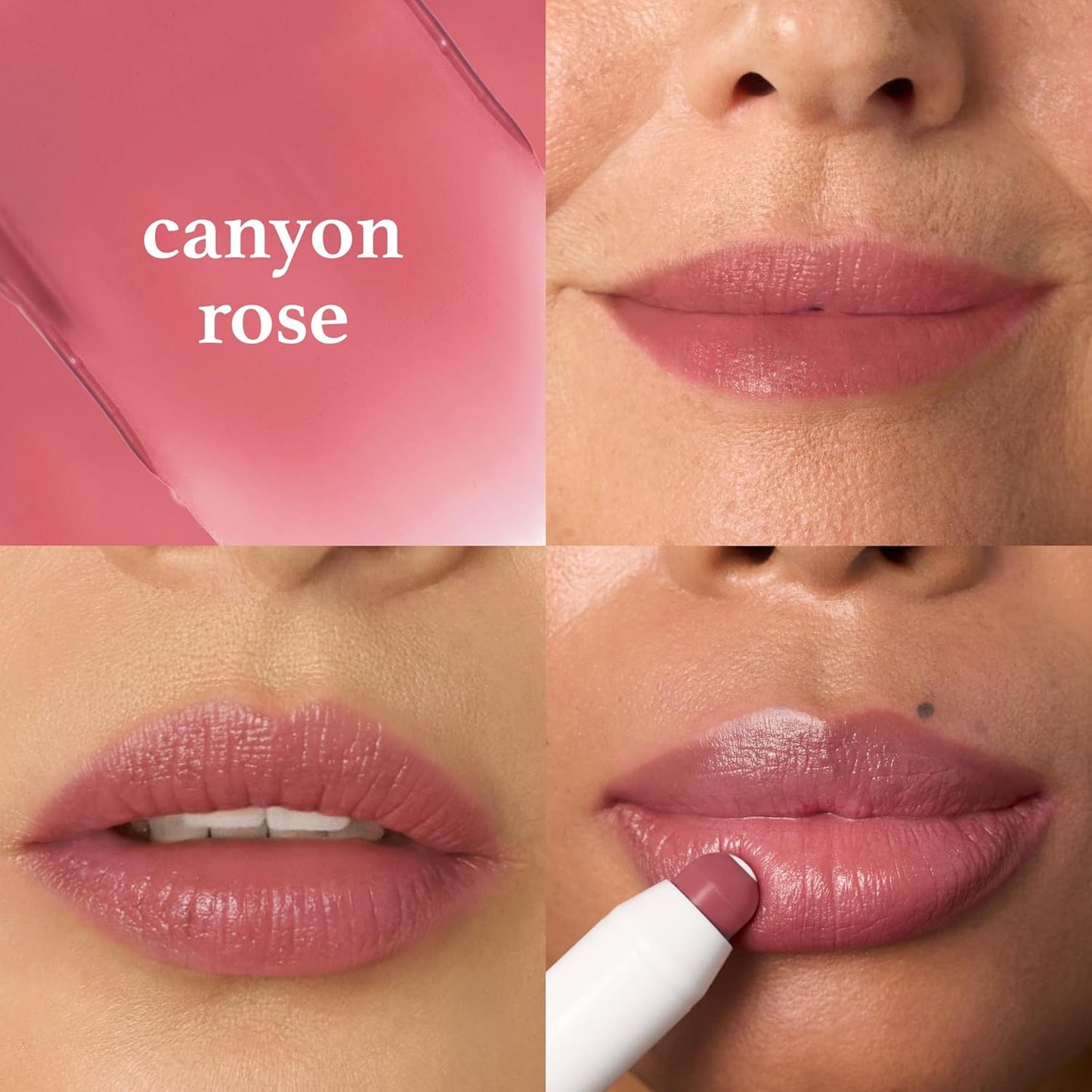 Julep It's Balm Tint of Color Lip Balm - Canyon Rose | Hydrating Lip Color with Vitamin E Core | Natural Gloss Finish | Vegan & Cruelty-Free