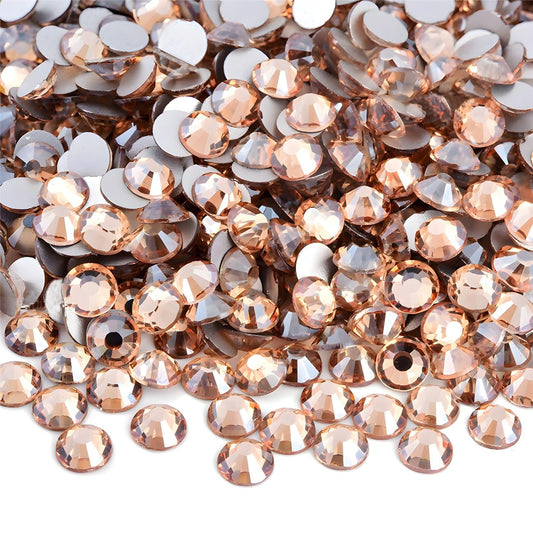 Flatback Rhinestones Round Gems for Nails Art and Crafts 4000Pcs SS12 3mm Glitter Crystals Stone