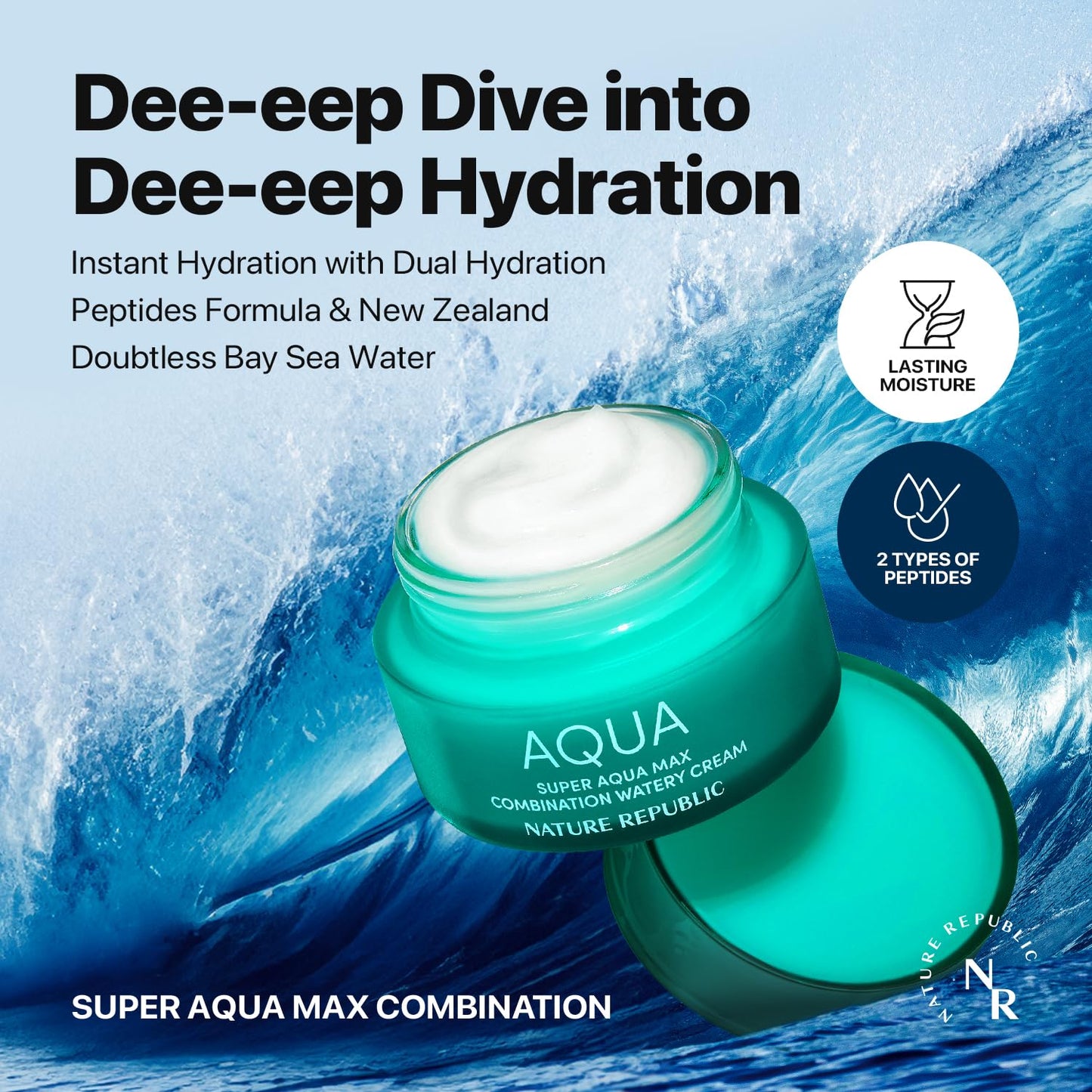 Nature Republic Super Aqua Max Combination Watery Cream_2.7 Fl Oz_for combination skin type