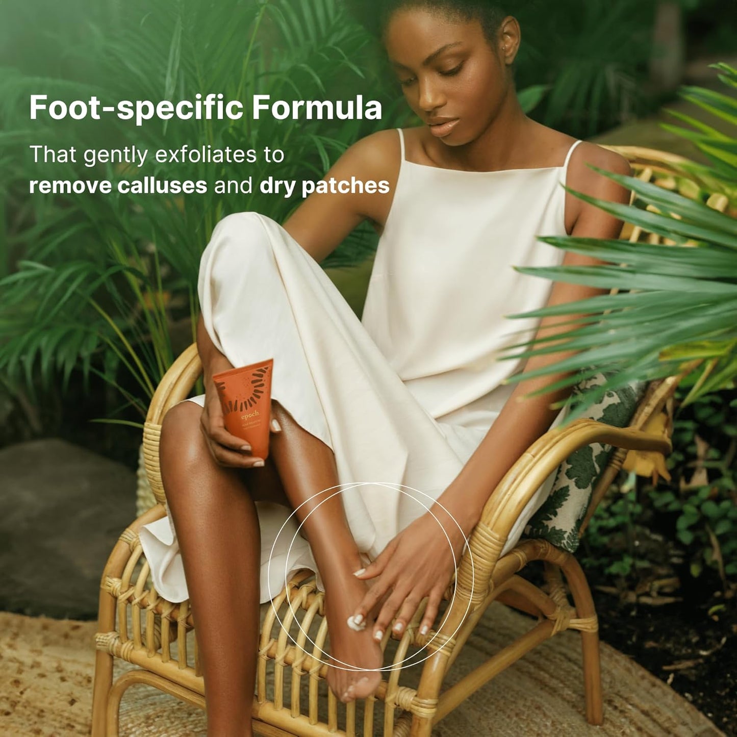 Nu Skin Epoch Sole Solution | Effective Foot Cream for Dry Cracked Heels and Feet | Foot Care with Urea Cream for Feet | Repair Foot Health | Moisturizer & Lotion for Clean Feet | 4 Fl Oz | 2 Pack