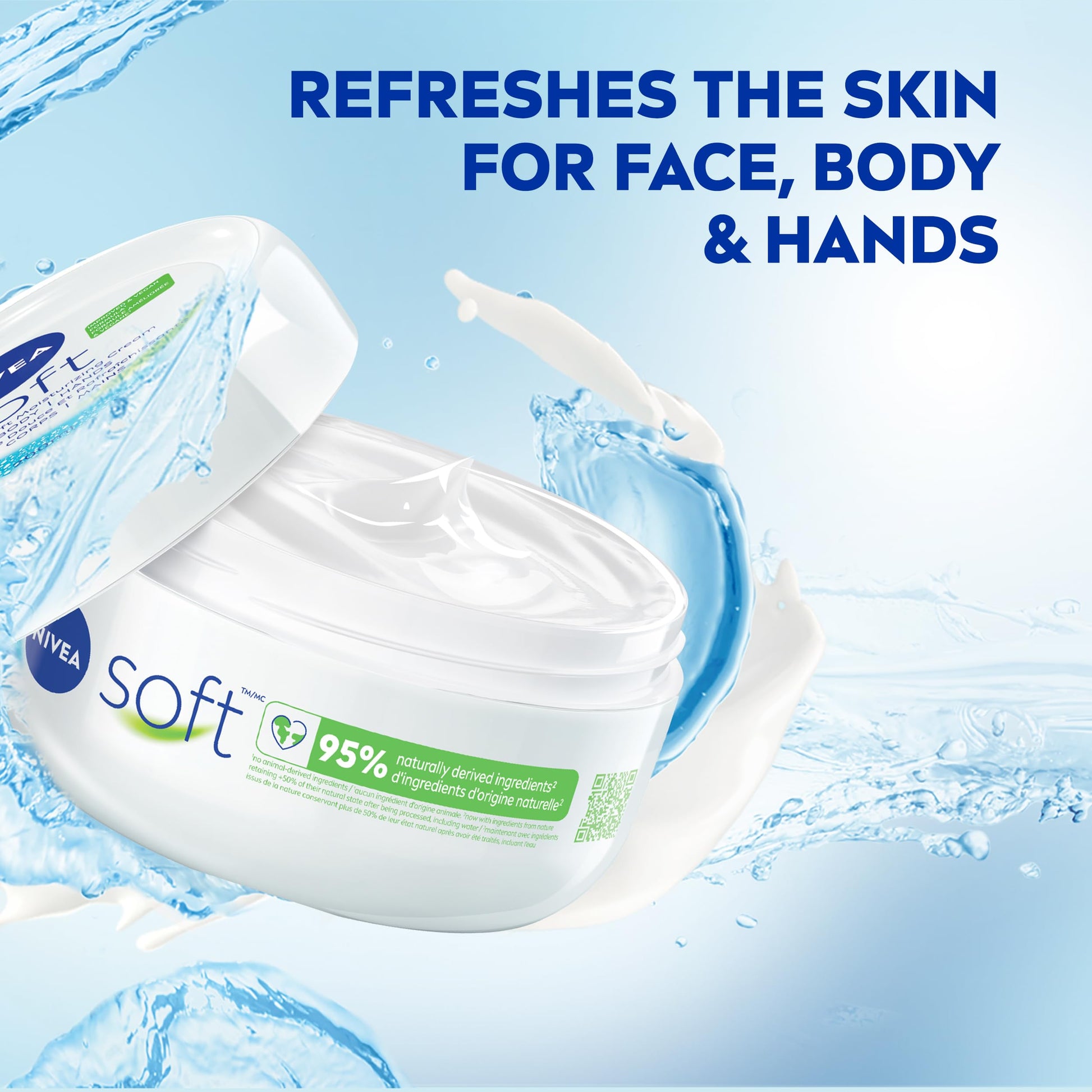 NIVEA Soft Moisturizing Creme 6.8 Ounce (Pack of 4)