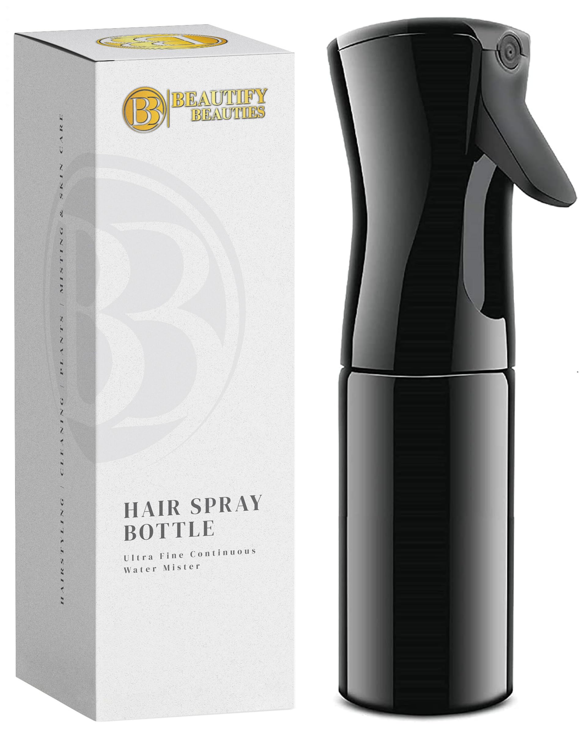BeautifyBeauties Continuous Spray Bottle for Hair, 6.8 oz Mister Spray