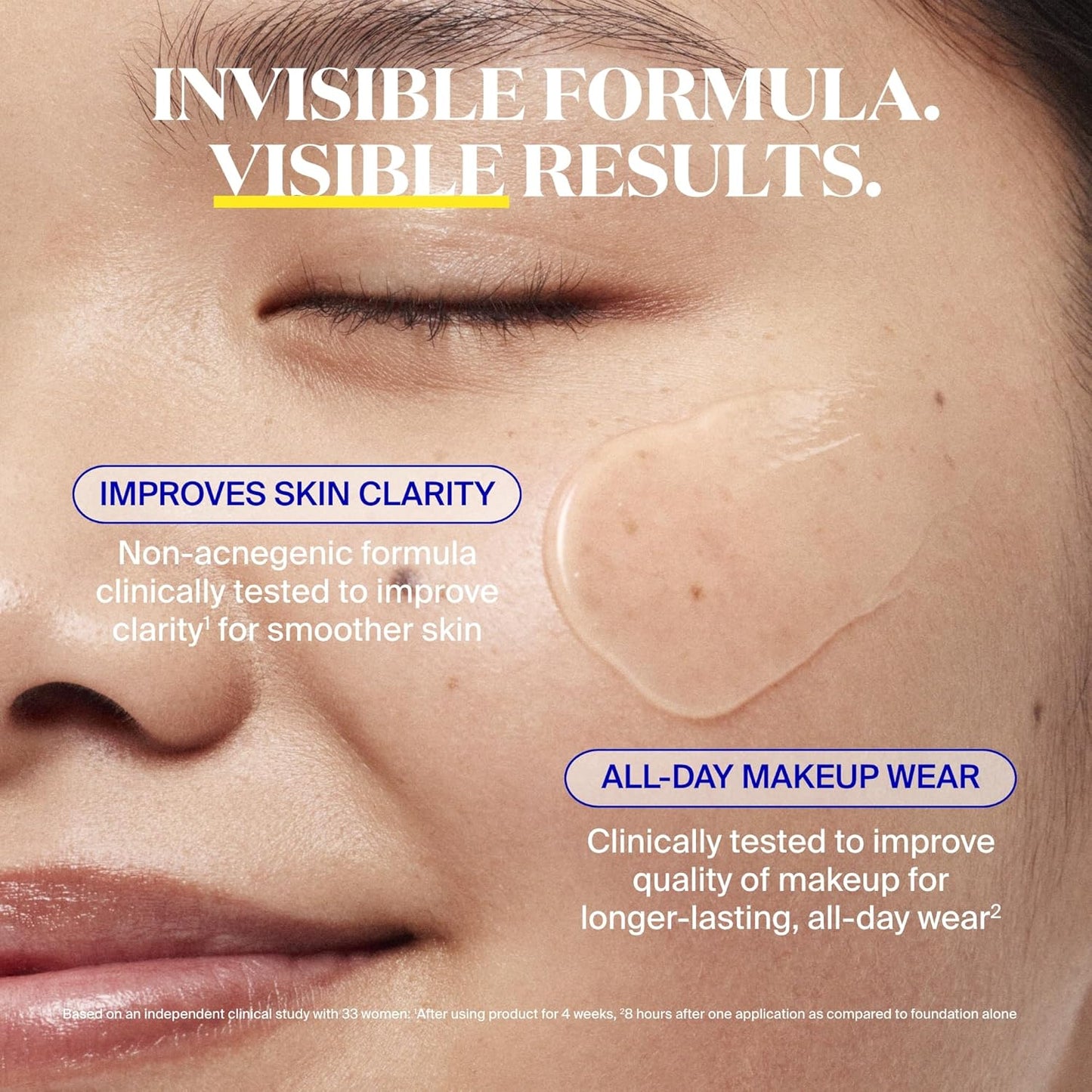 Supergoop! Unseen Sunscreen SPF 50 Invisible Sun Protection for Face - Broad Spectrum Face Sunscreen + Makeup-Gripping Primer - Weightless, Scentless, Oil Free - For All Skin Types - 0.68 fl oz