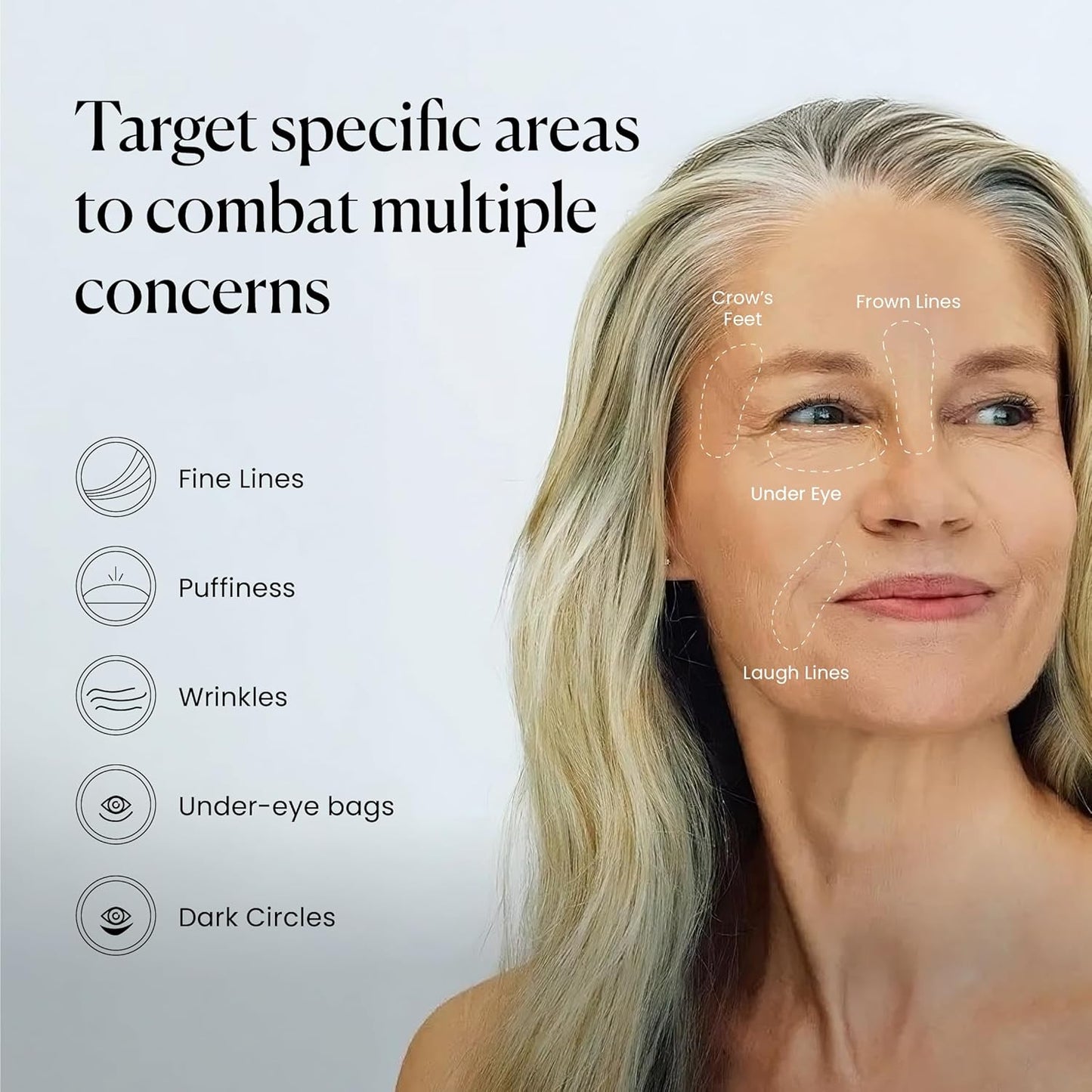 Qure Skincare MicroInfusion Targeted Patches - 8 Pairs of Targeted Under Eye Patches Formulated for Fine Lines & Wrinkles - Retinol, Caffeine, Niacinamide & Peptides - Dissolvable for Overnight Use