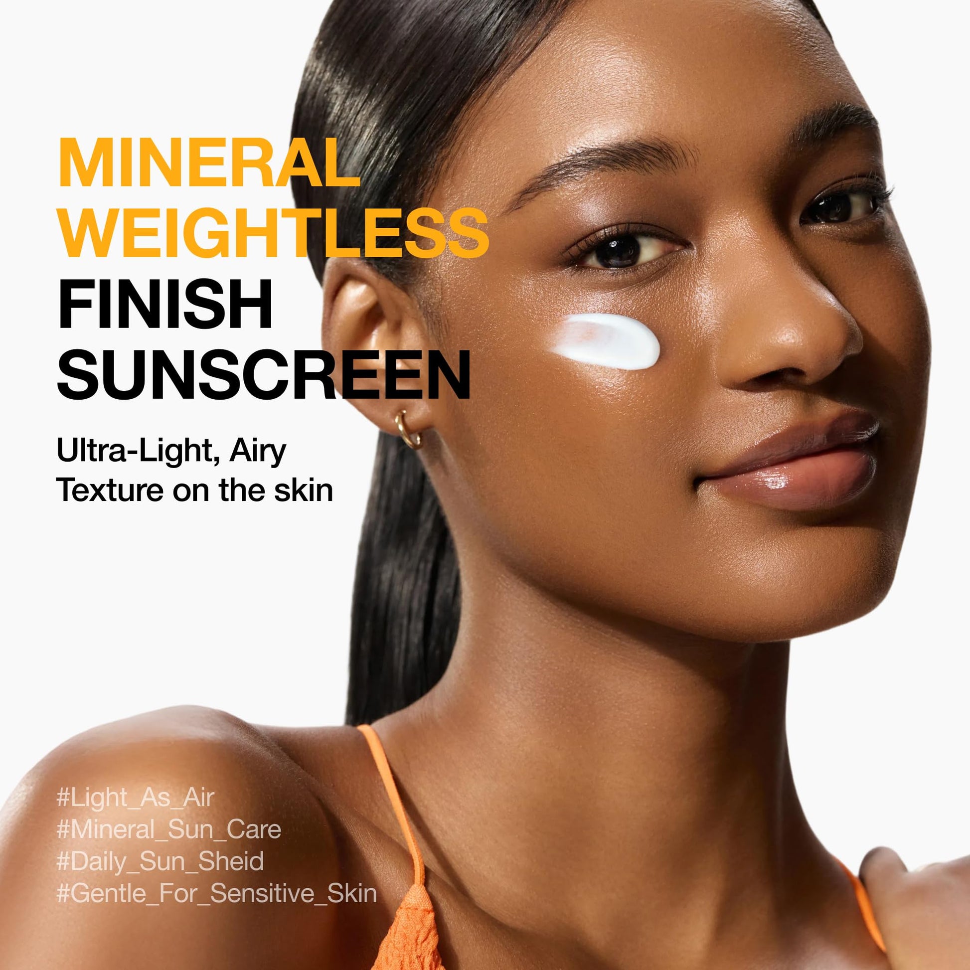 Anua Mineral Weightless Finish Sunscreen SPF 50, Broad Spectrum, Zinc-Based for Sensitive Skin