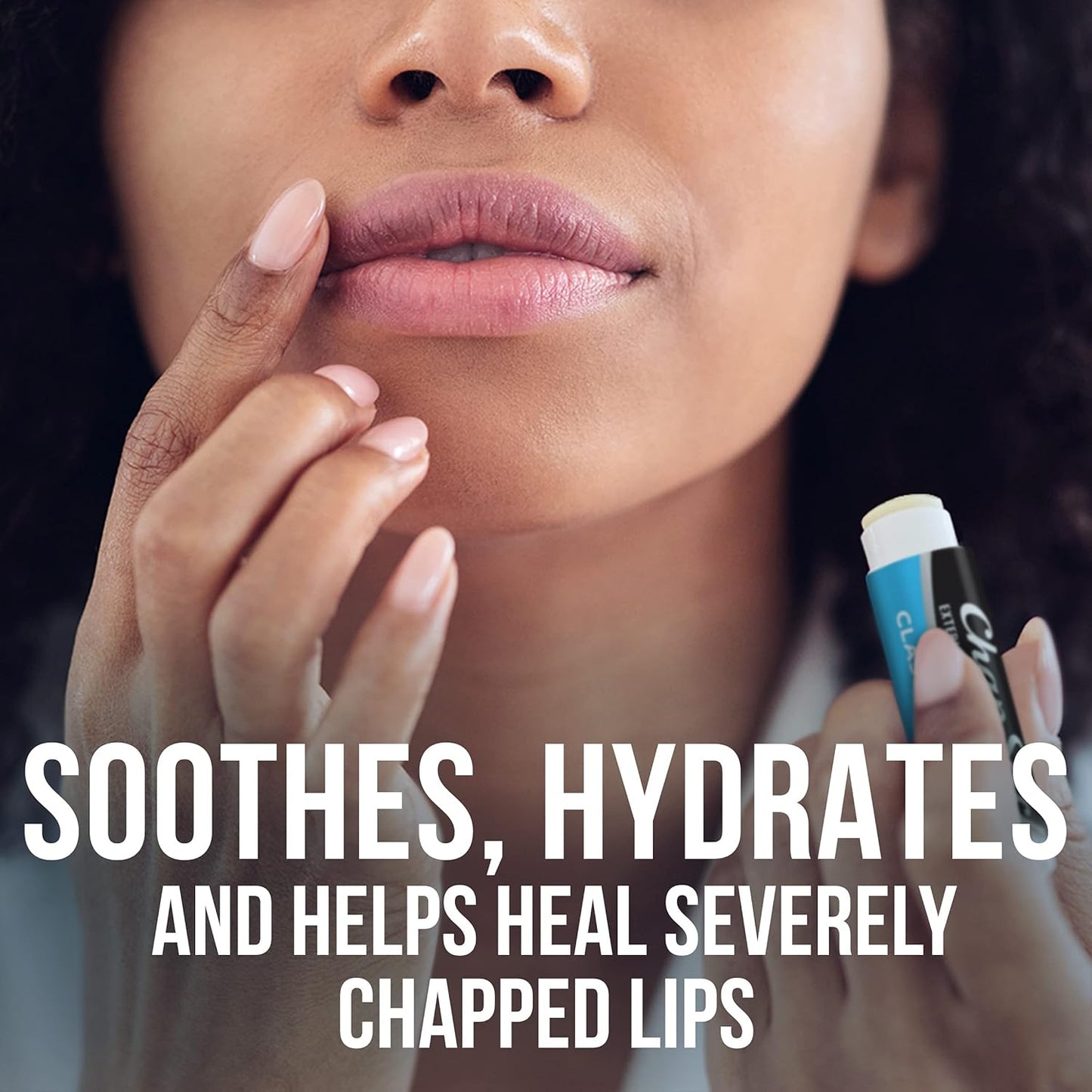 ChapStick Medicated Lip Balm 4-Pack – External Analgesic, Skin Protectant for Dry Lips & Cold Sore Pain Relief, 0.15 Oz Ea