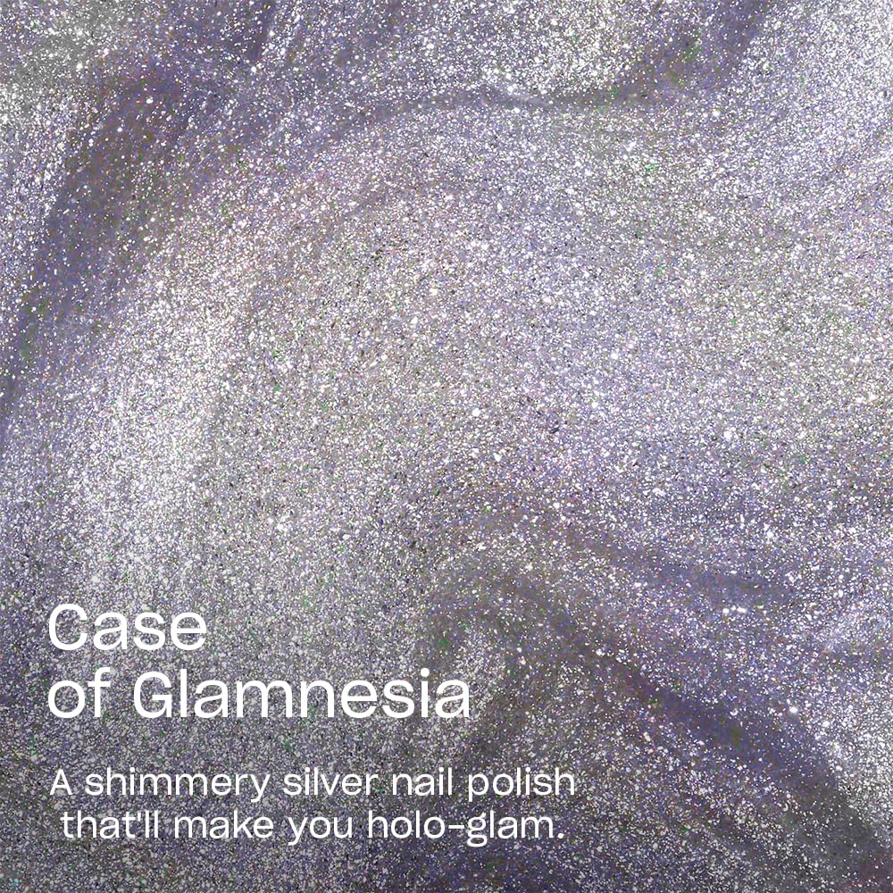 OPI Nail Lacquer Case of Glamnesia | Sheer Pastel Silver Shimmer