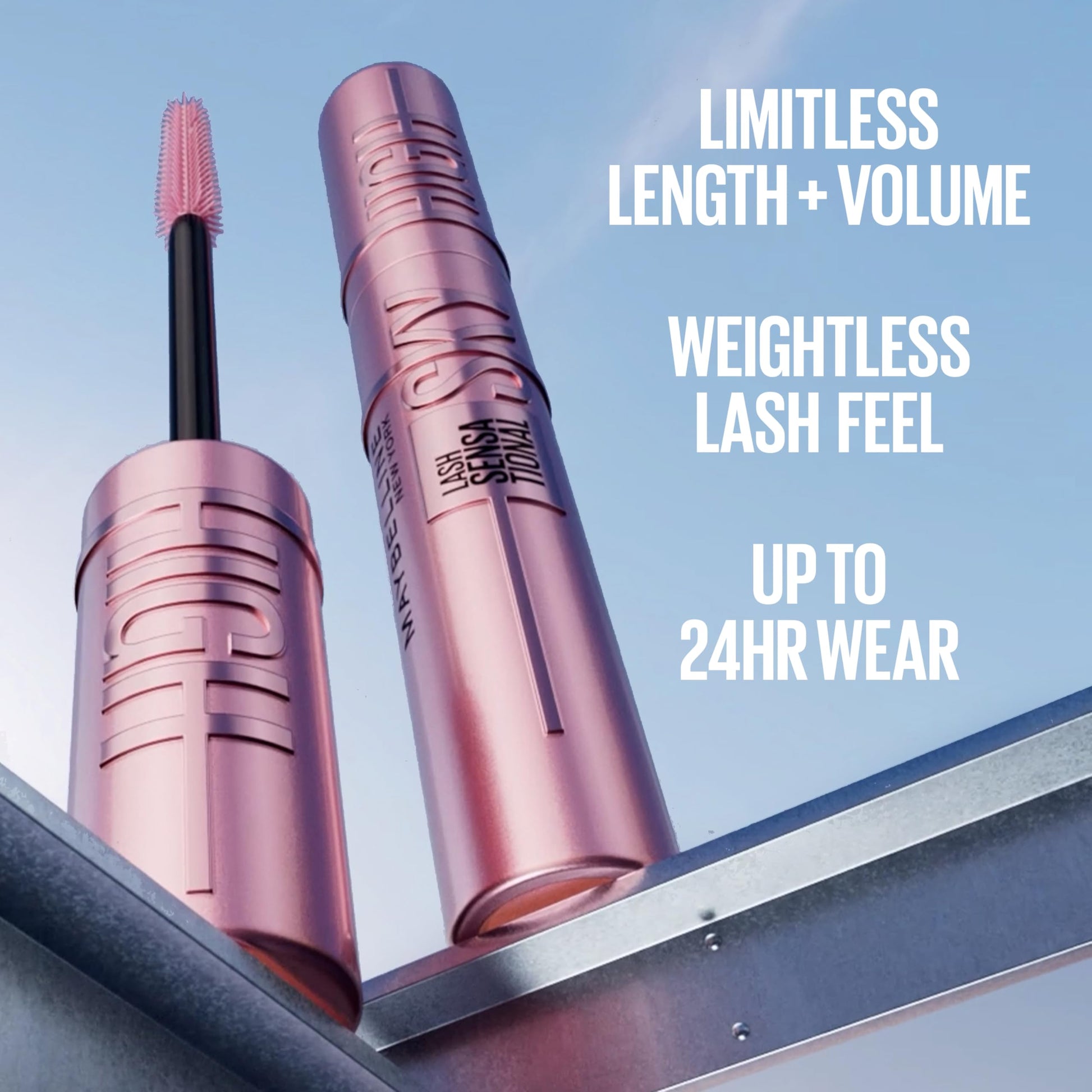 Maybelline Lash Sensational Sky High Mascara Makeup, Volumizing, Lengthening, Defining, Curling