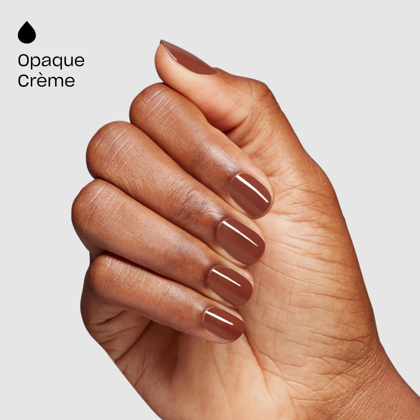 OPI Nail Lacquer Slip Dressed Up | Opaque Dark Red Brown Nail Polish