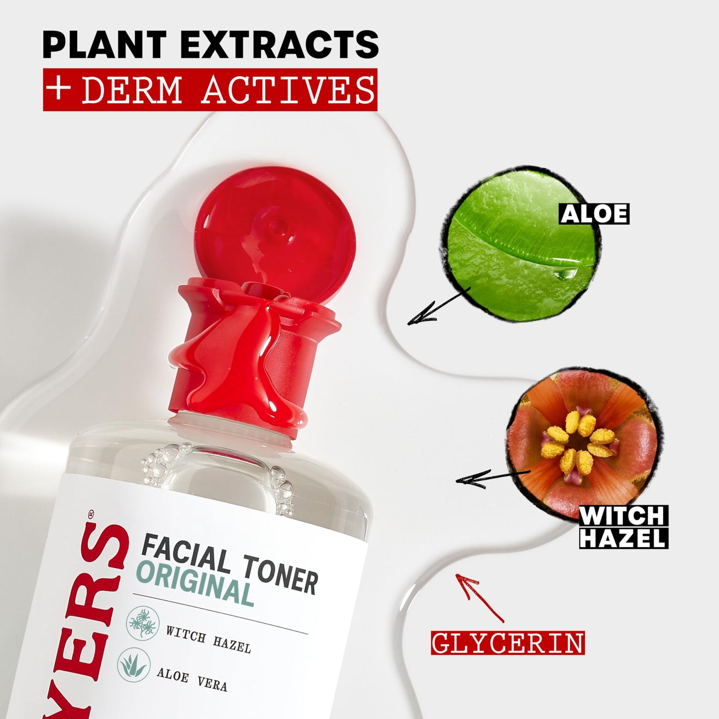 THAYERS Alcohol-Free, Hydrating Original Witch Hazel Facial Toner with Aloe Vera Formula, Vegan