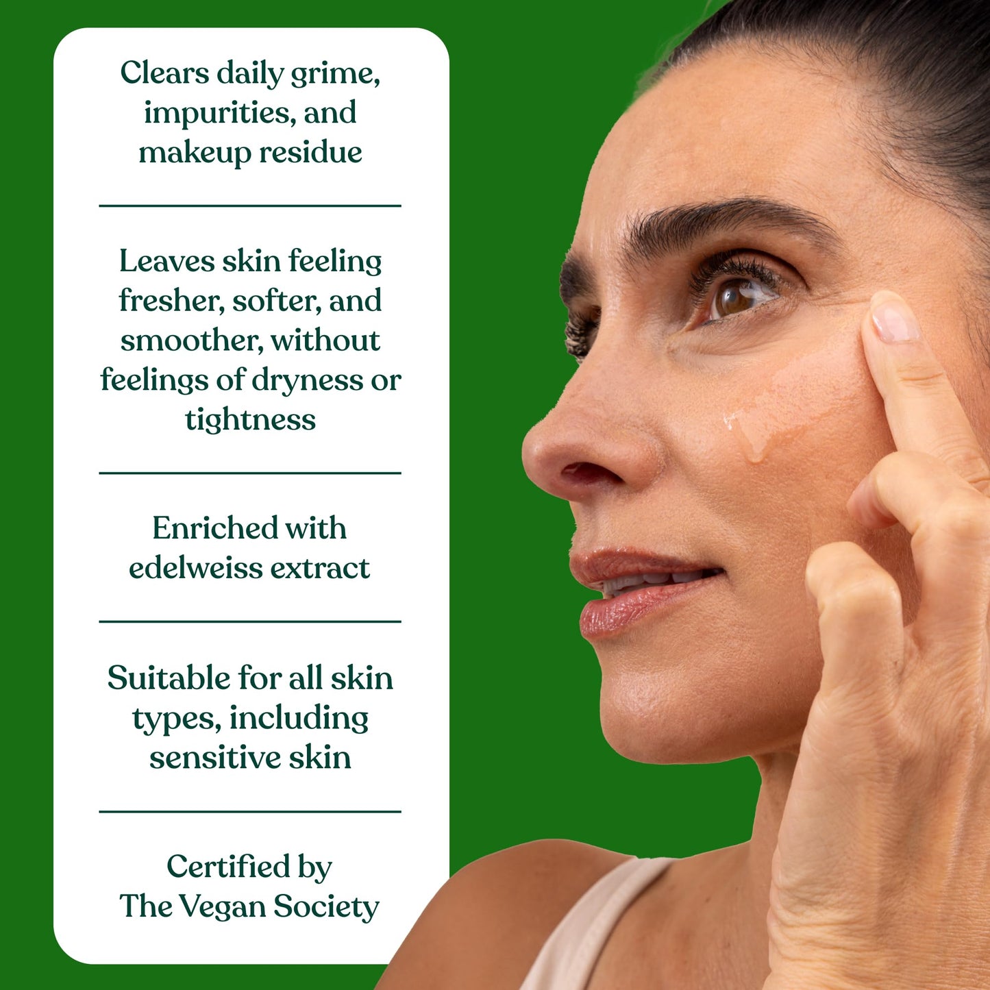 The Body Shop Edelweiss Cleansing Concentrate – Facial Cleanser – Gently Cleanses Tired, Dehydrated