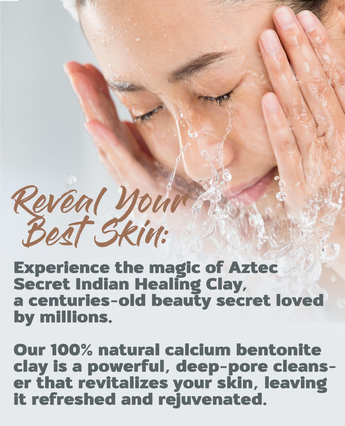 Aztec Secret - Indian Healing Clay 10oz Jar - Deep Pore Cleansing Facial & Body Mask – The Original