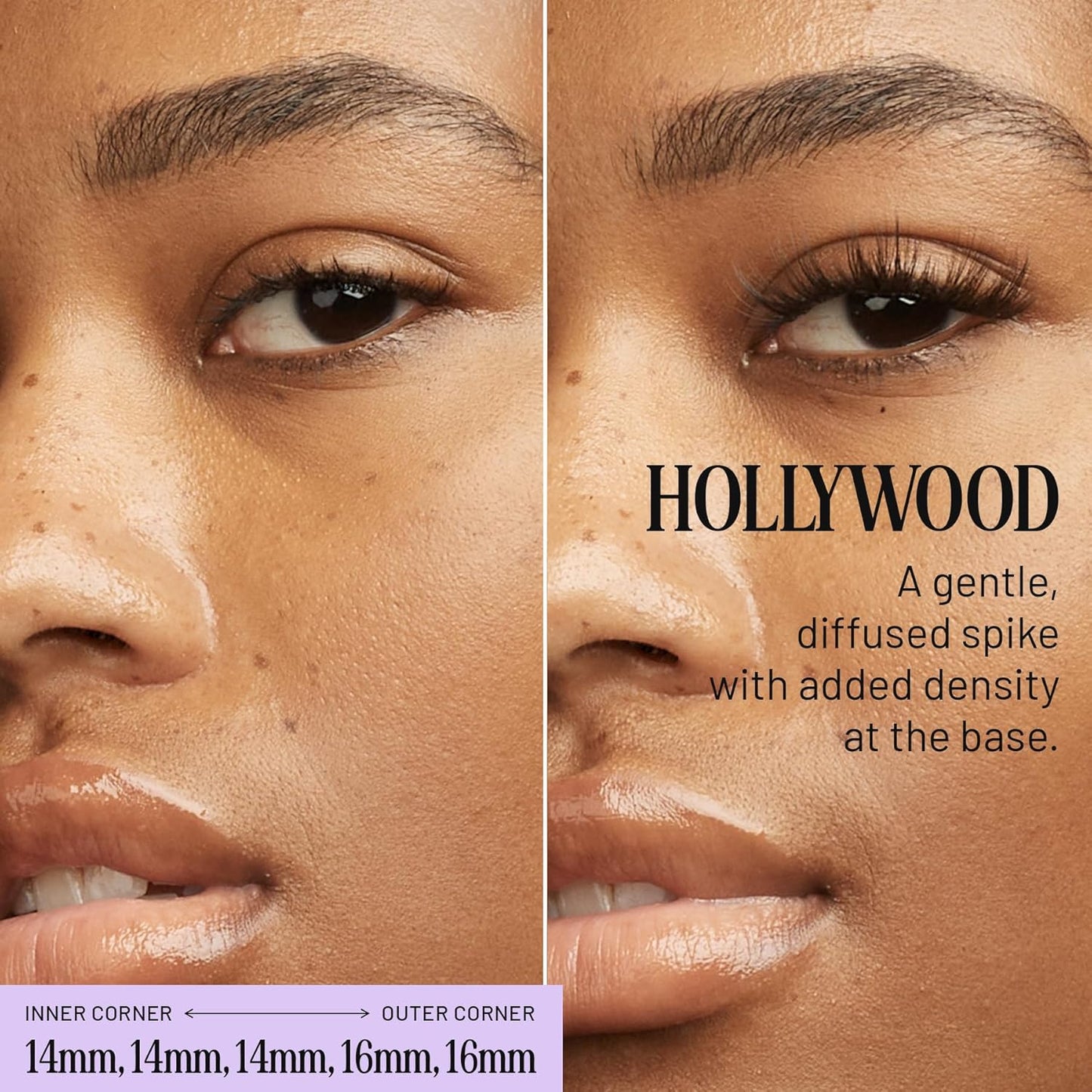 Lilac St - Hollywood Glamorous Faux Eyelash Clusters (16mm) - Wispy & Spiky - DIY Lash Extension Wisps - Lightweight & Lifelike - Lasts 10 Days - Korean Silk - Cruelty Free, Vegan - 10 Lashes