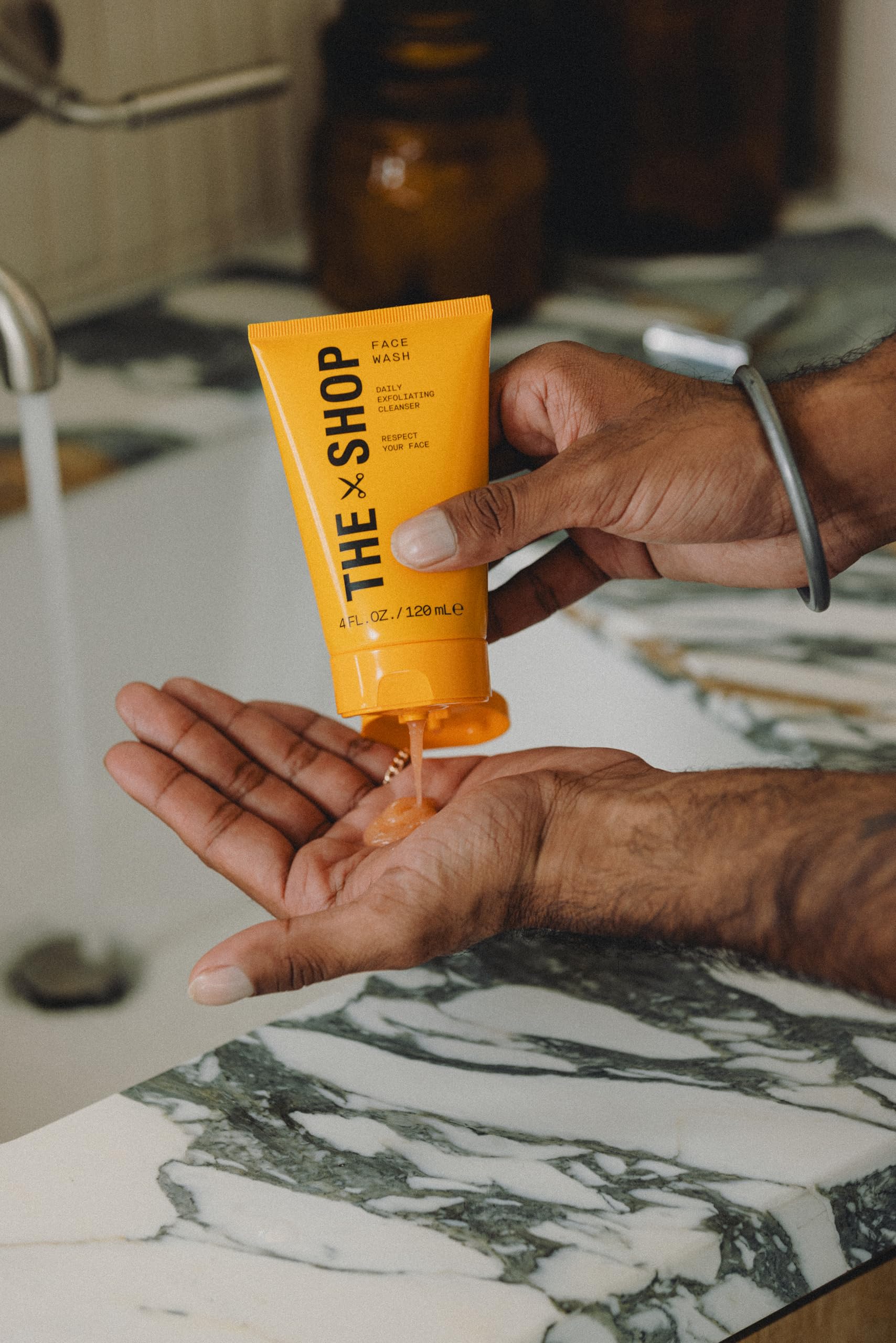The Shop by LeBron James Men's Exfoliating Face Wash, 4 Fl Oz