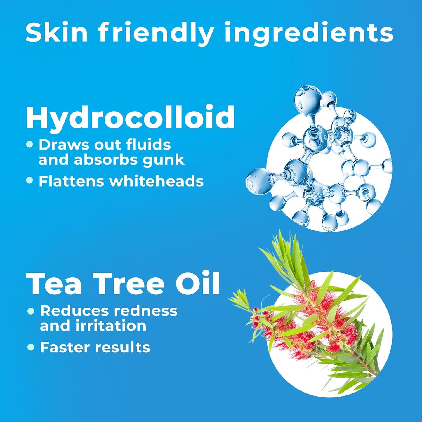 Pimple Patches for Face (500 Patches), Hydrocolloid Acne Patches with Tea Tree Oil, Pimple Patch Pimple Stickers - Hydrocolloid Patch Acne Dots - Acne Pimple Patches For Face - Zit Patches