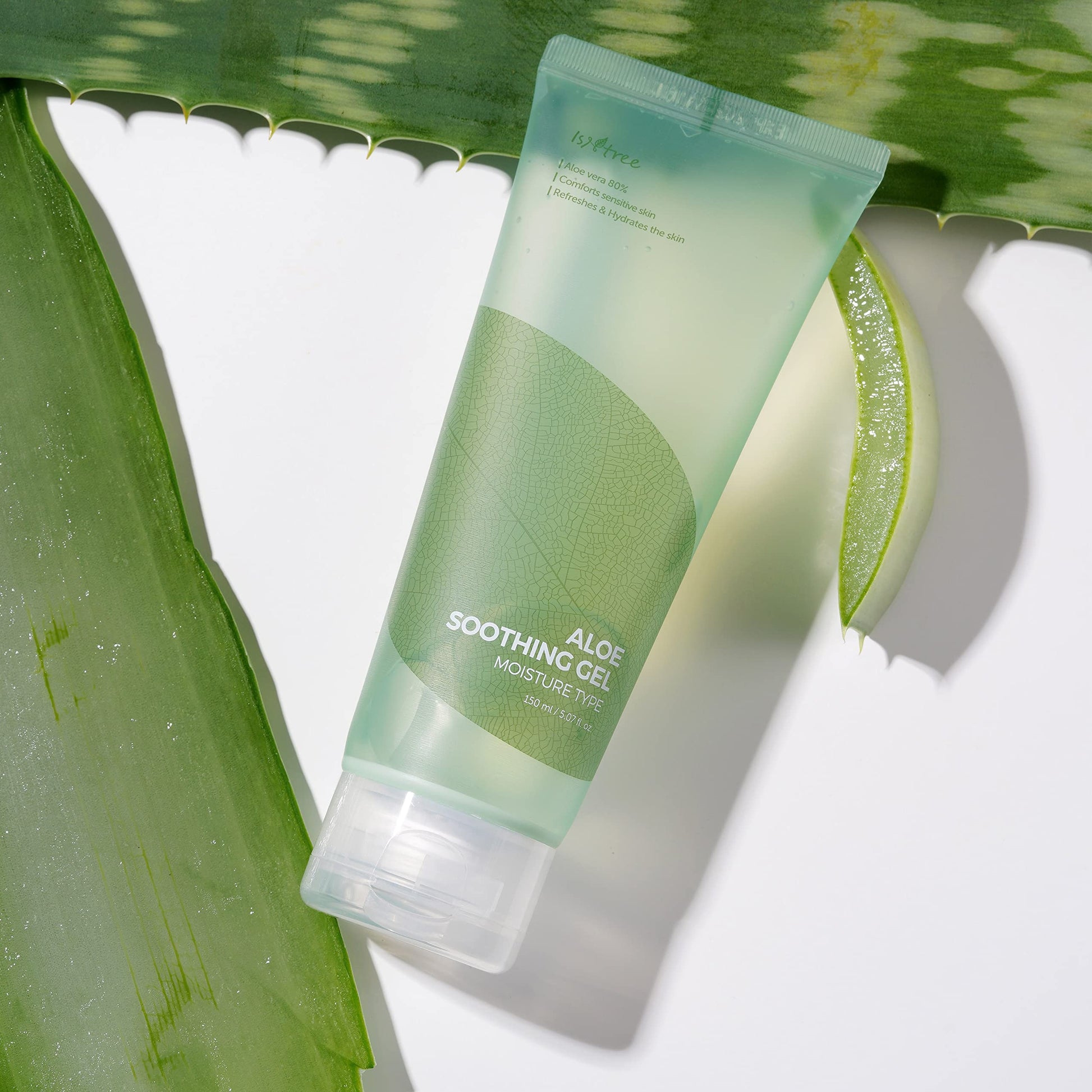 IsNtree Aloe Soothing Gel, Moisture 150ml, 5.07 fl.oz | Aloe vera 80% | Comforts sensitive skin |