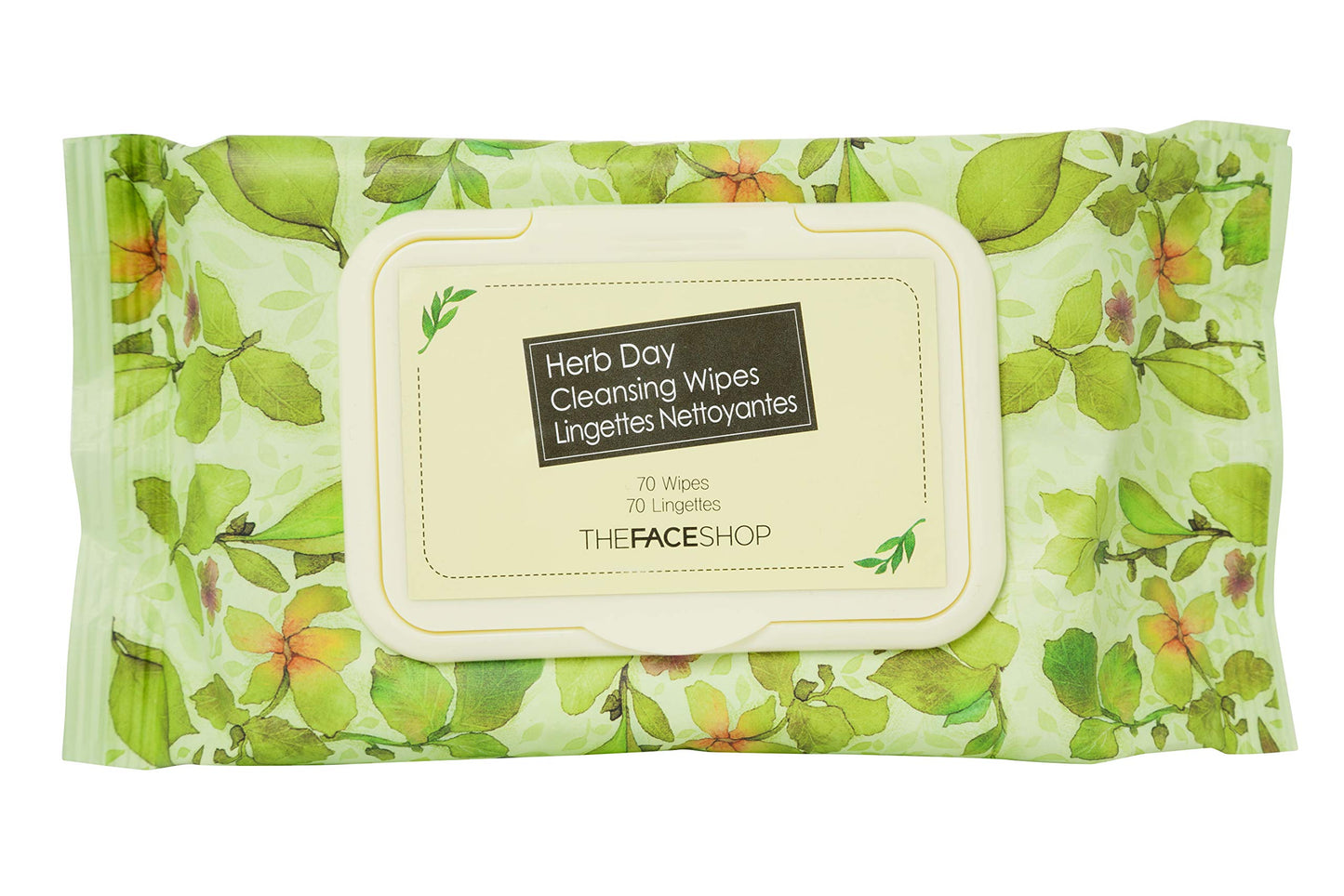The Face Shop Herb Day 365 Cleansing Wipes - Make Up Remover Face Wipes with Rosemary Extract