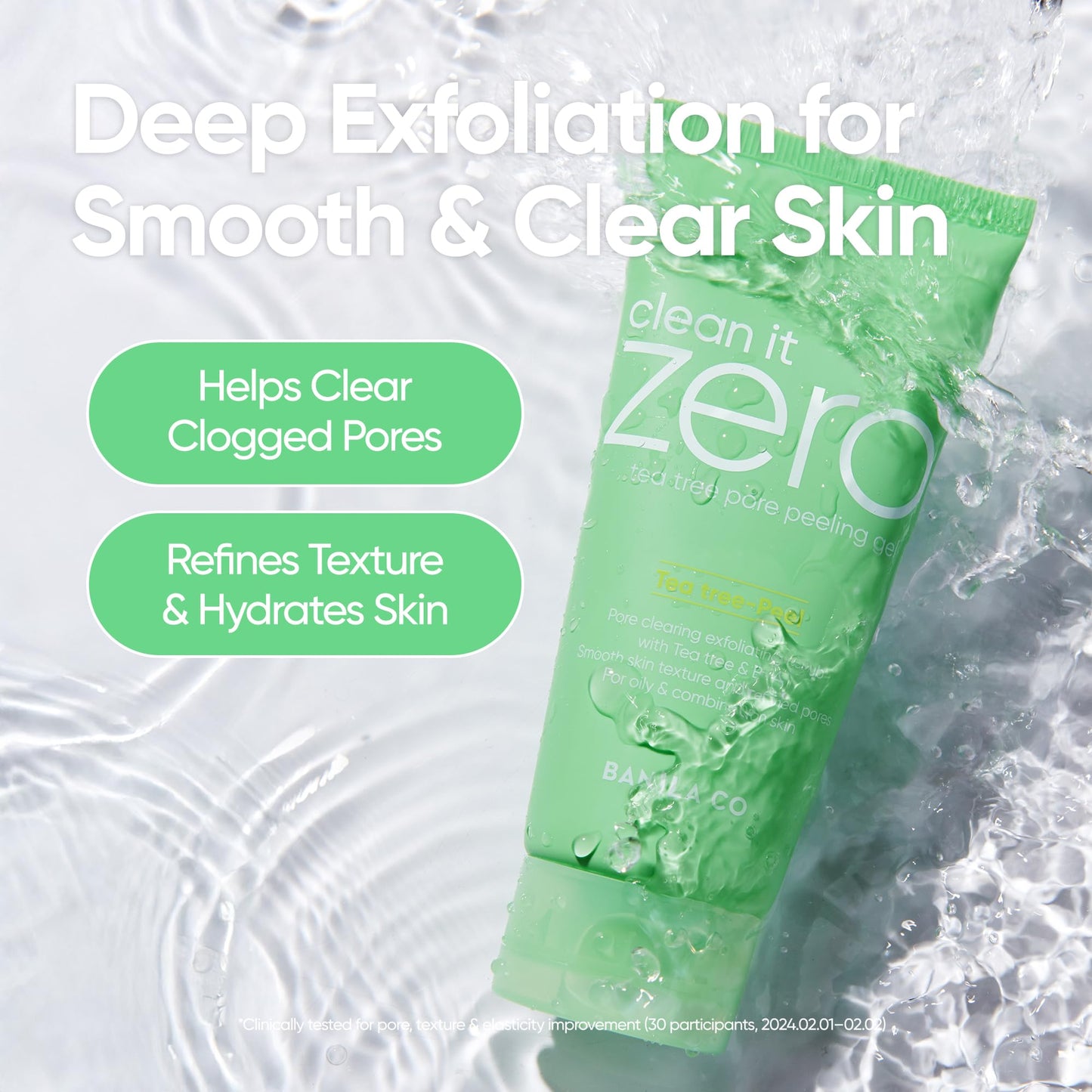 BANILA CO Clean It Zero Tea Tree Pore Peeling Gel - BHA Pore (4.05fl oz)