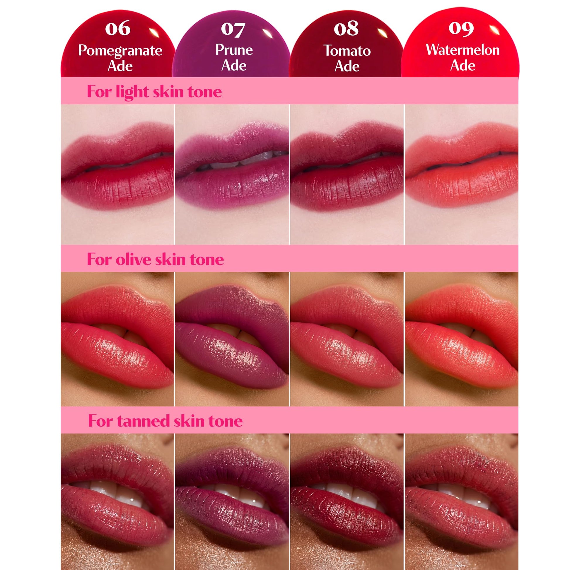 ETUDE Dear Darling Water Tint Lip and Cheek Stain, Cherry Ade, 9g