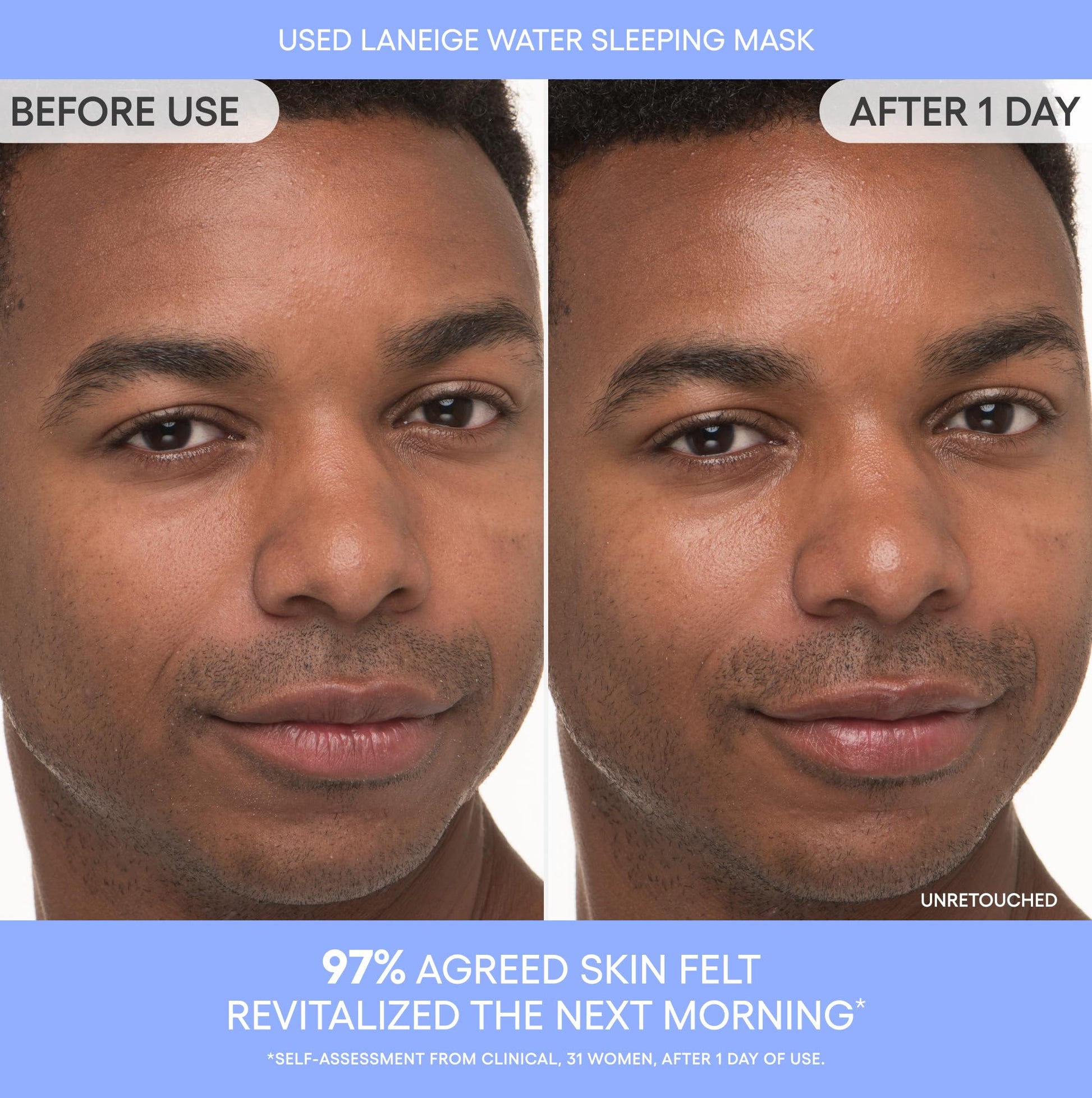 LANEIGE Water Sleeping Mask: Hydrating Korean Overnight Face Mask with Hyaluronic Acid Blend &