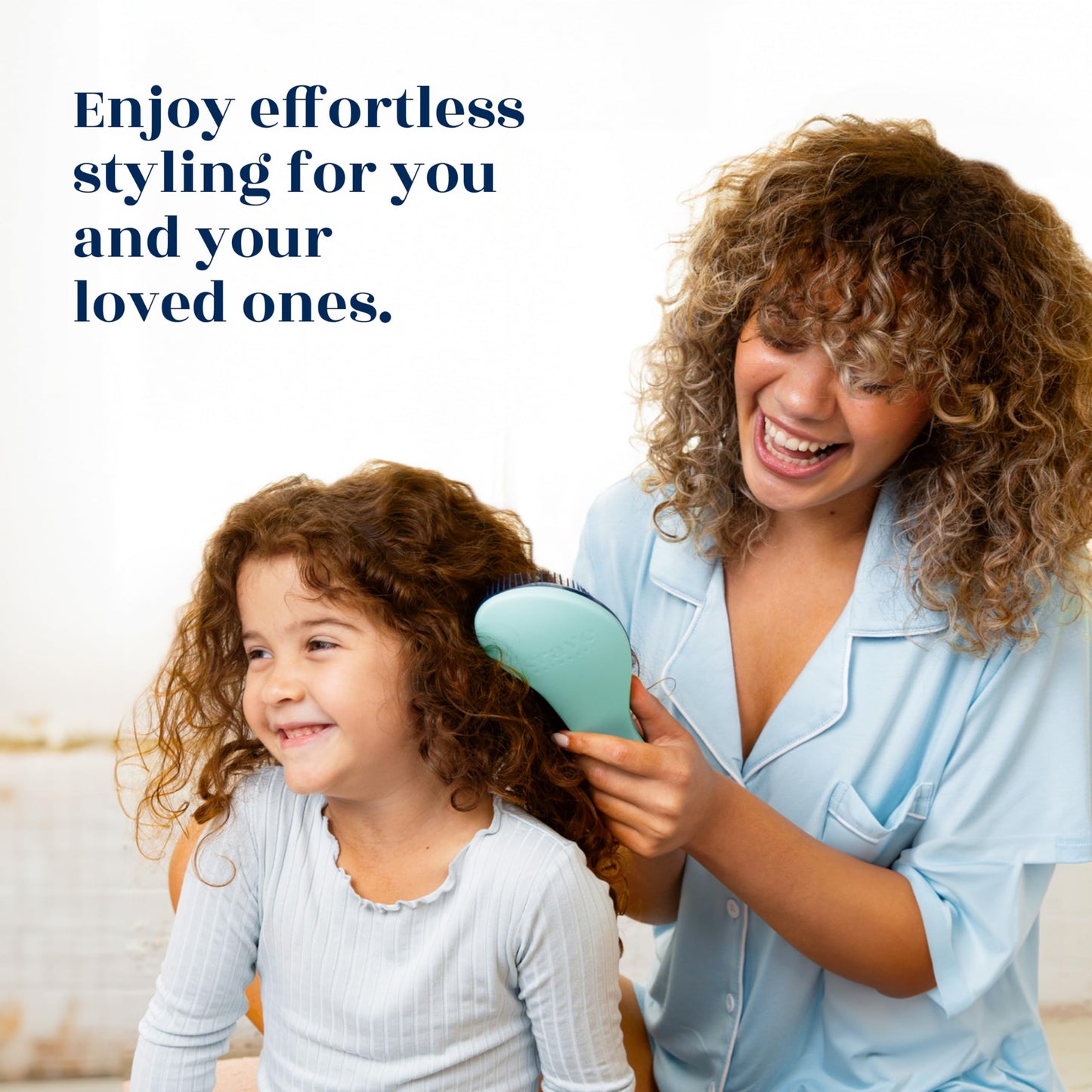 Crave Naturals Biggie Glide Thru Hair Brush - Detangler Brush for Curly, Straight, Wet or Dry Hair
