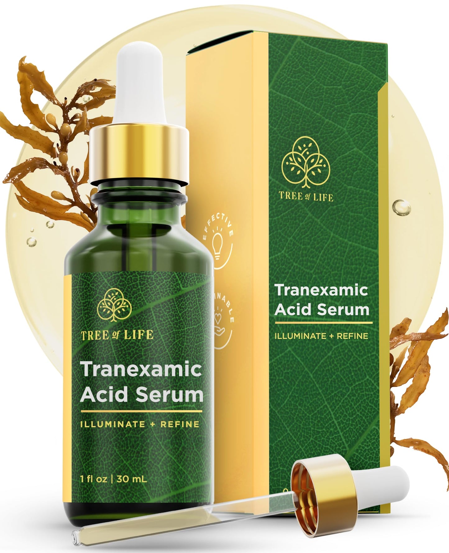 Tree of Life Tranexamic Acid (TXA) Serum, Dark Spots Remover, 1 Fl Oz