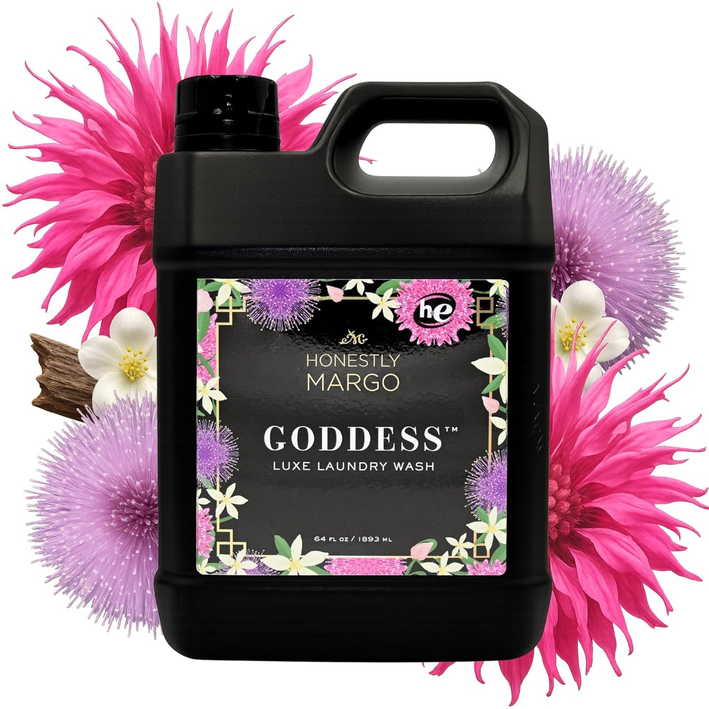 Luxury Goddess Laundry Wash Detergent (64 Oz) – Women Laundry Detergent Infused With Luxurious Scent Notes, Delicate Laundry Soap, Long Lasting Fragrance – Sulfate and Paraben Free