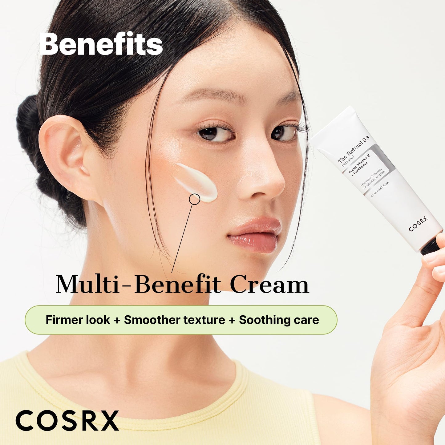 COSRX Retinol 0.3% Cream, Anti-Aging Eye & Neck Cream (0.67 fl.oz)