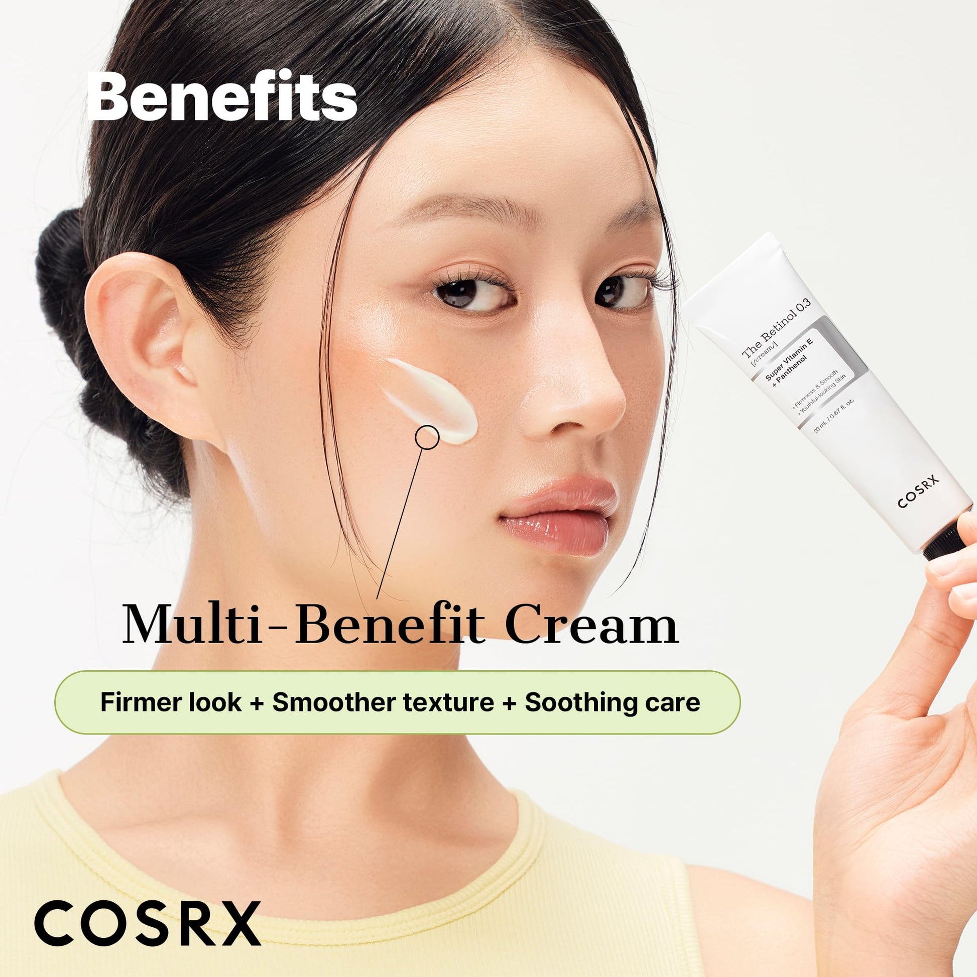 COSRX Retinol 0.3% Cream, Anti-Aging Eye & Neck Cream (0.67 fl.oz)