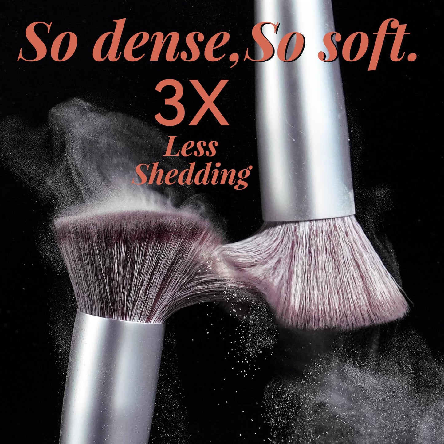 BS-MALL Makeup Brush Set 14 Pcs With Case - Foundation Brush, Concealer Brush, Blush Brush &