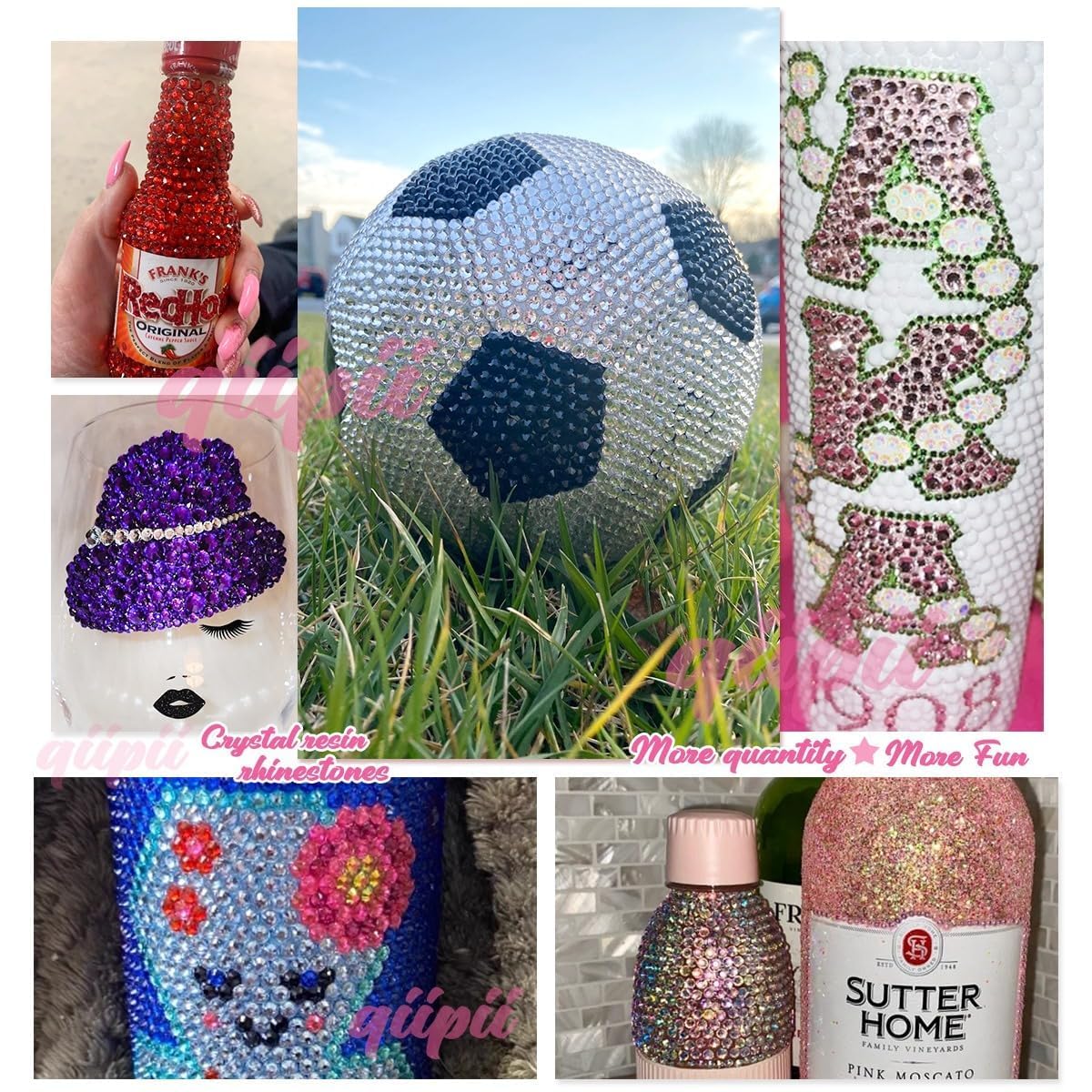 Metallic Silver Resin Rhinestones for Crafting 3mm 4mm 5mm Flatback Stones No-Hotfix Diamonds Crystals Gems Charms for Nails Face Eyes Makeup Body Tumblers Bottles Mugs DIY Crafts Shoes Clothes