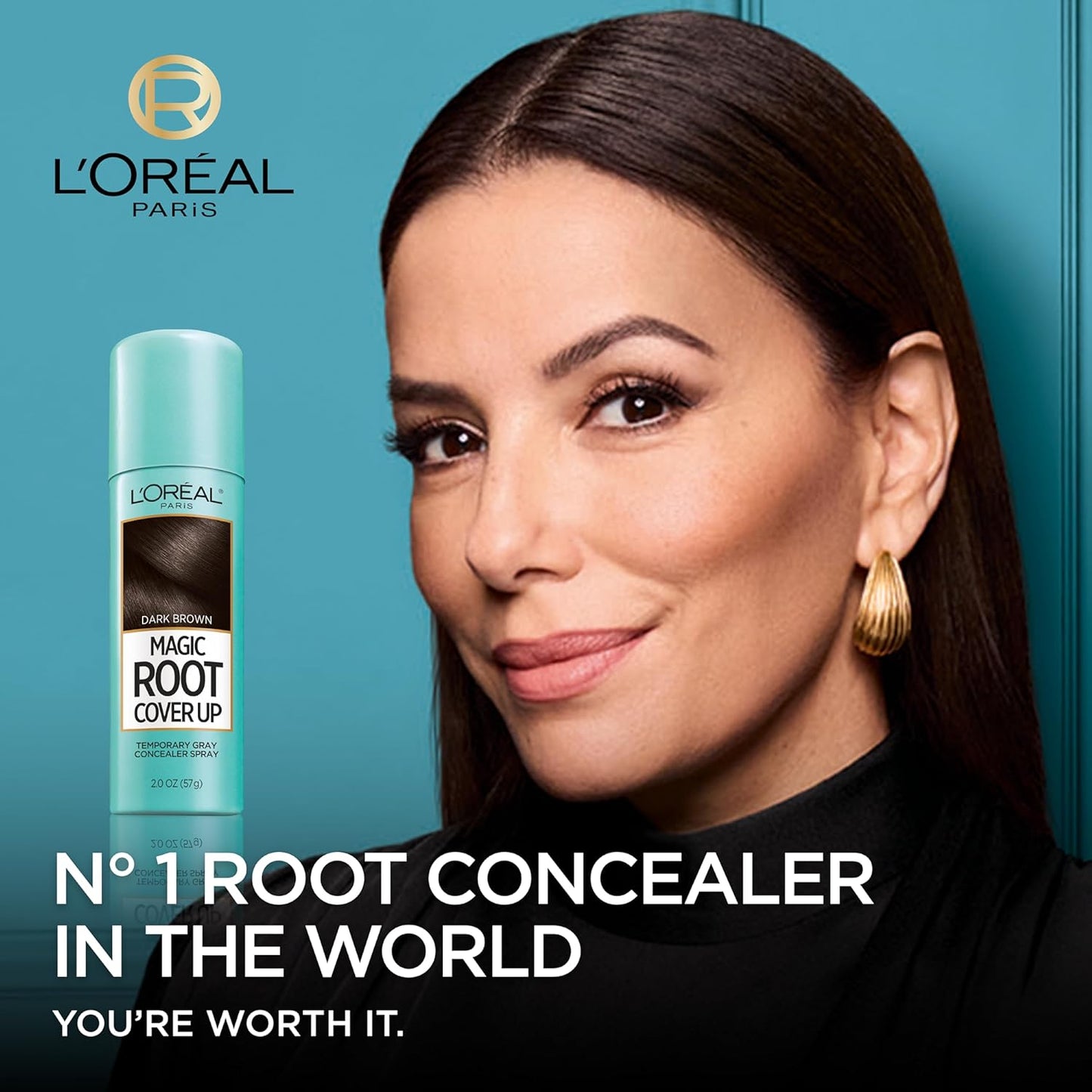 L'Oreal Paris Magic Root Cover Up Gray Concealer Spray Light Golden Brown 2 oz.(Packaging May Vary)