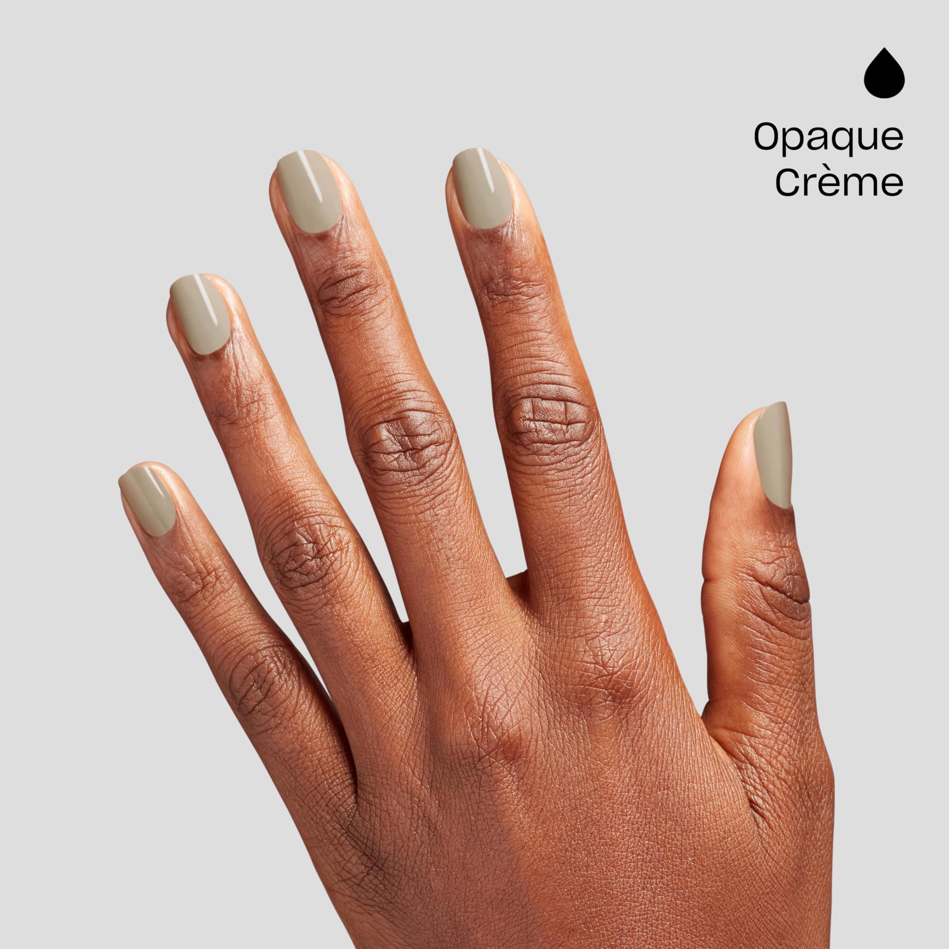 OPI Nail Lacquer Suzi’s Pager | Opaque Dark Neutral Gray Nail Polish