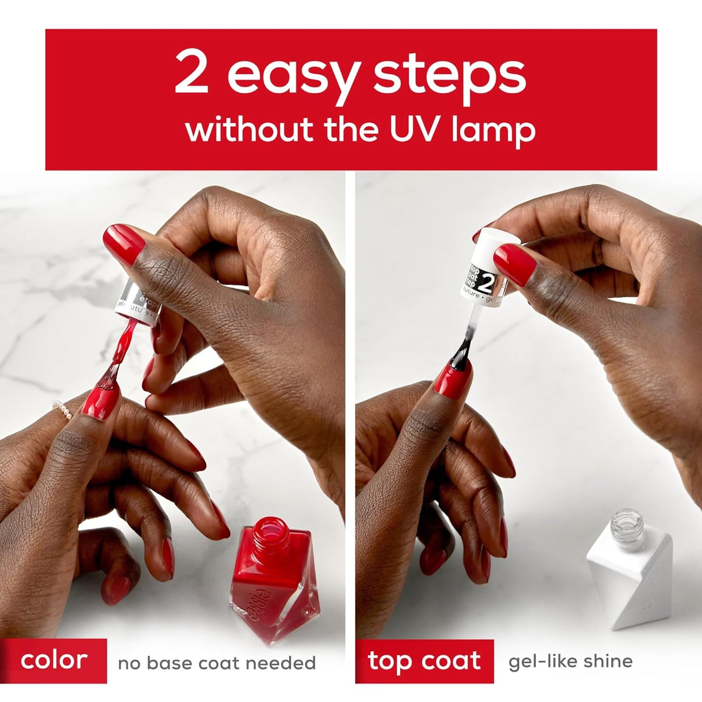 essie gel couture, Long-Lasting Nail Polish, 8-free Vegan, Fashion Freedom, Clay, Woven At Heart, 0.46 fl oz