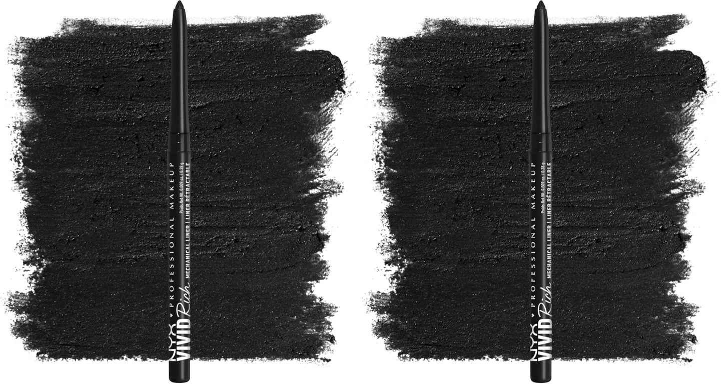 NYX PROFESSIONAL MAKEUP Mechanical Eye Pencil,Vivid Rich Mechanical, Creamy Retractable Eyeliner