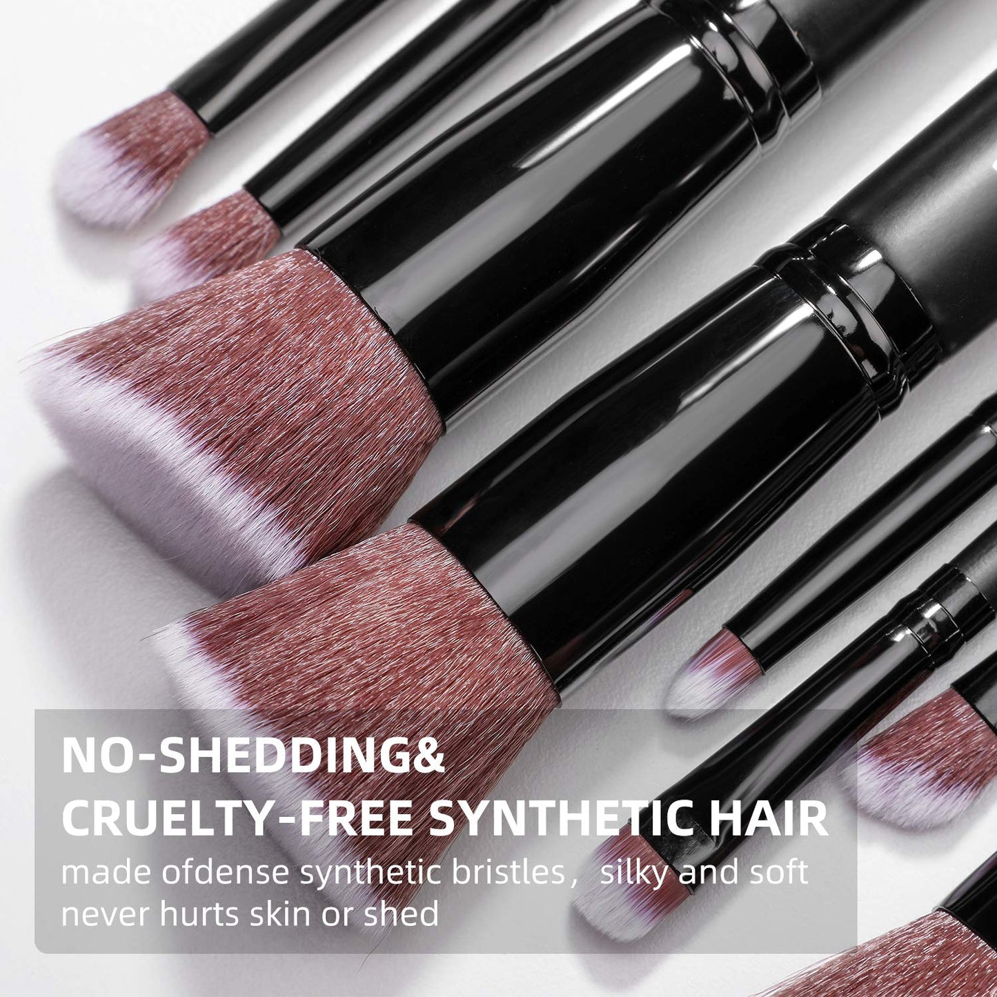 Makeup Brushes BS-MALL Premium Synthetic Foundation Powder Concealers Eye Shadows Makeup 14 Pcs