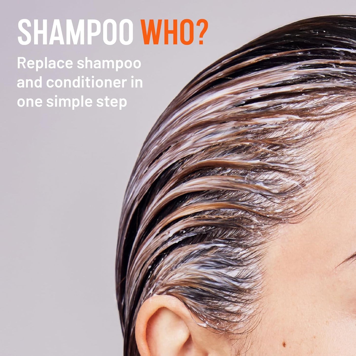 Hairstory New Wash Original Refill, Cleansing Cream for All Hair Types, Detergent Free Shampoo & Conditioner Alternative, Promotes Scalp Health, 20oz