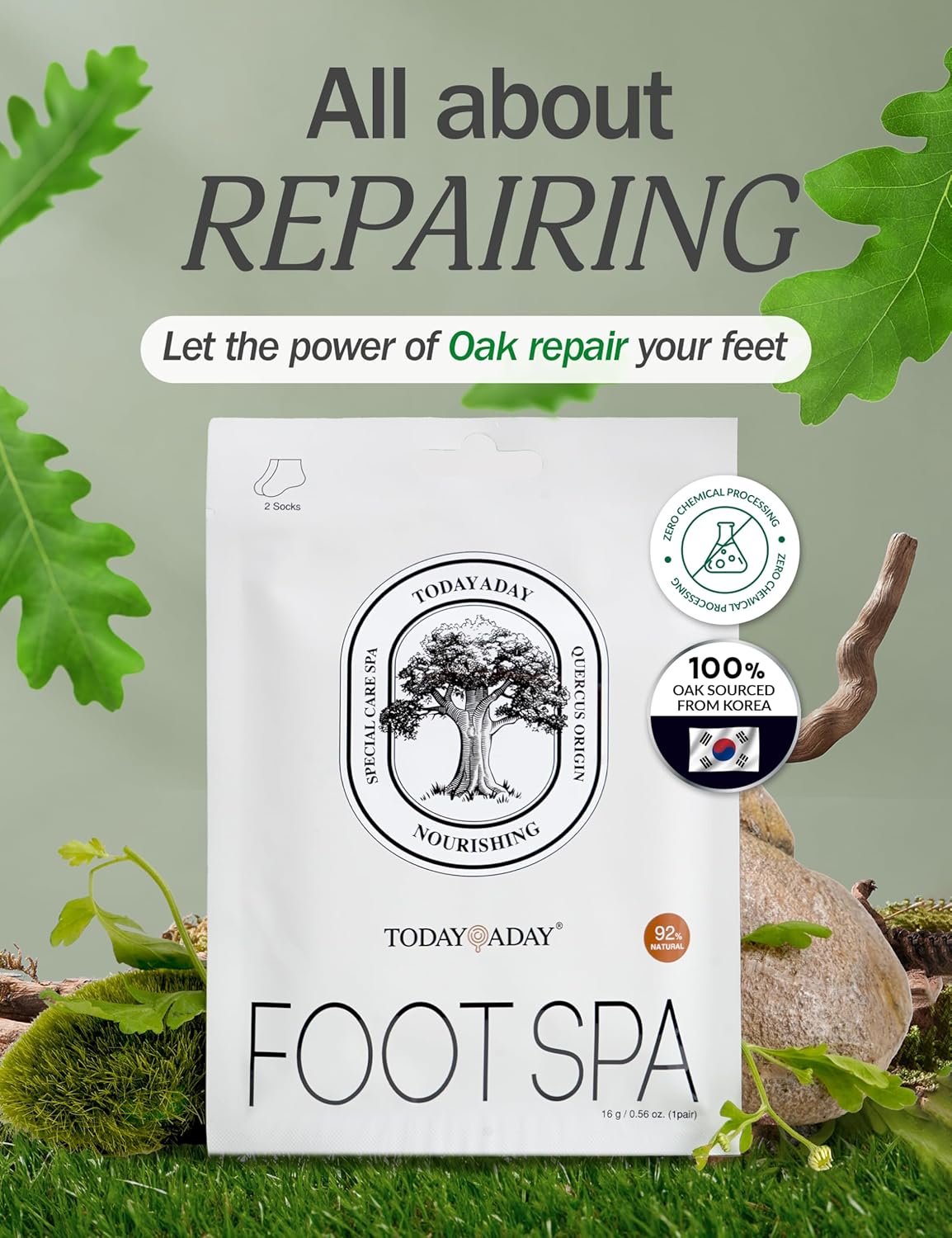 Moisturizing Foot Mask for Dry Cracked Feet | Hydrating at Home Foot Spa Kit Baby Feet Foot Peel Cracked Heel Repair w/Natural Ingredients | No More Dry Rough Calloused Feet (5 Pairs)