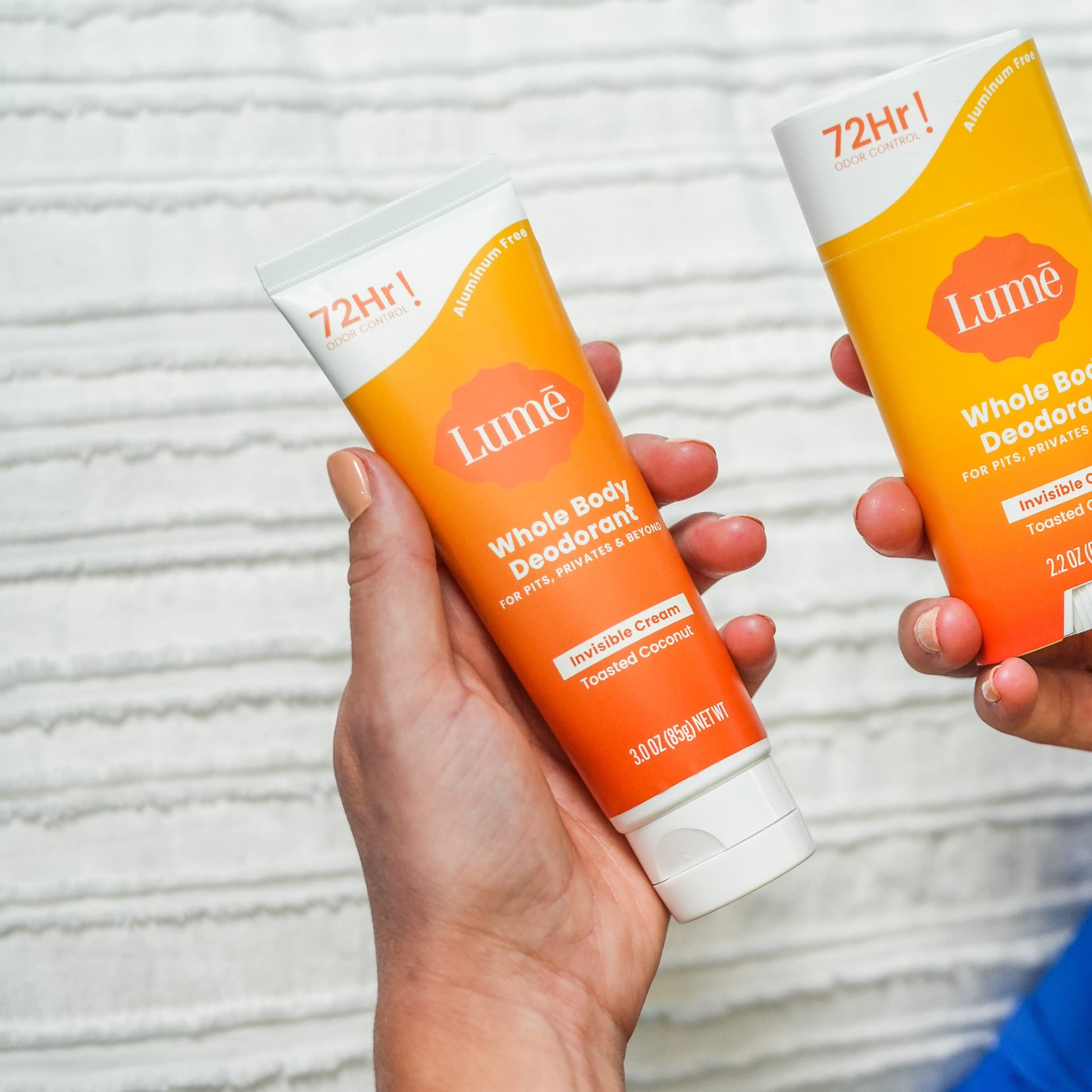 Lume Whole Body Deodorant - Cream Tube - 3 oz (Toasted Coconut)