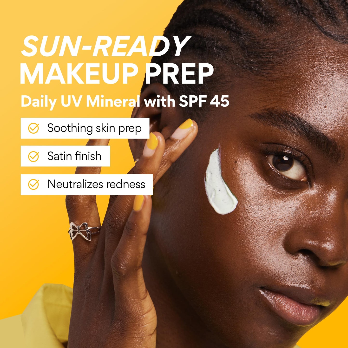 innisfree Daily Mineral UV Defense SPF 45 | Tinted Korean Sunscreen with Zinc Oxide for Redness |