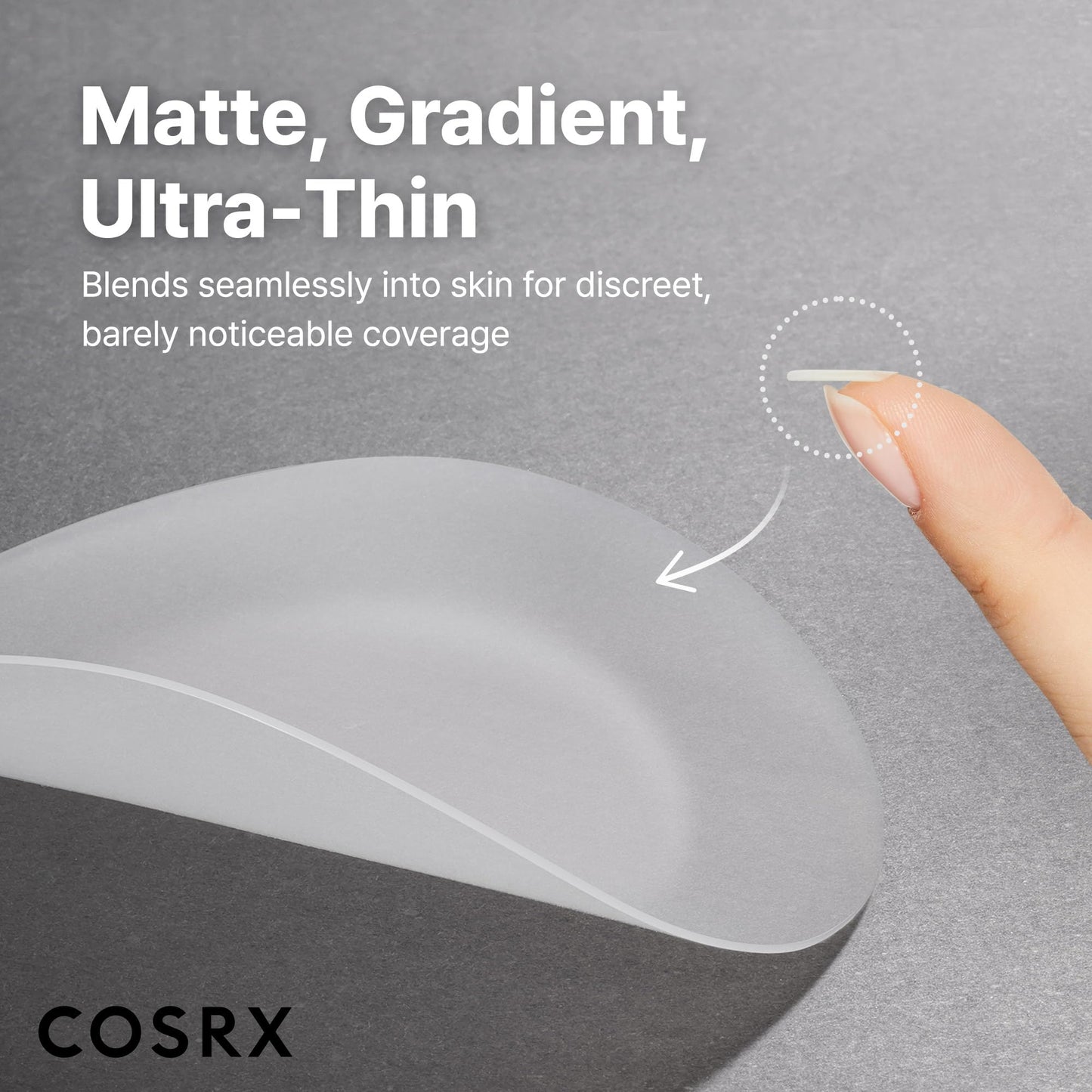 COSRX Clear Fit Invisible Master Patch, Ultra-Thin Spot Cover (18 Counts)