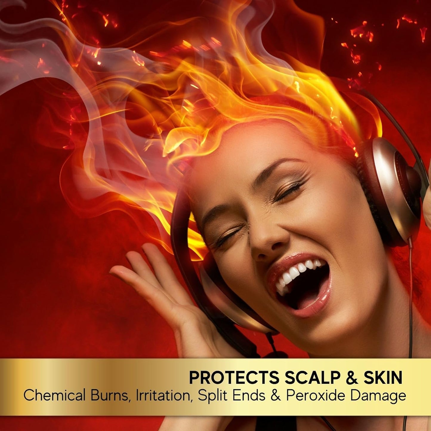 POWERTOOLS STB, The Original Stop The Burn 2 oz | Mix Directly Into Hair Color Formula To Lessen Scalp Irritation From Hair Color