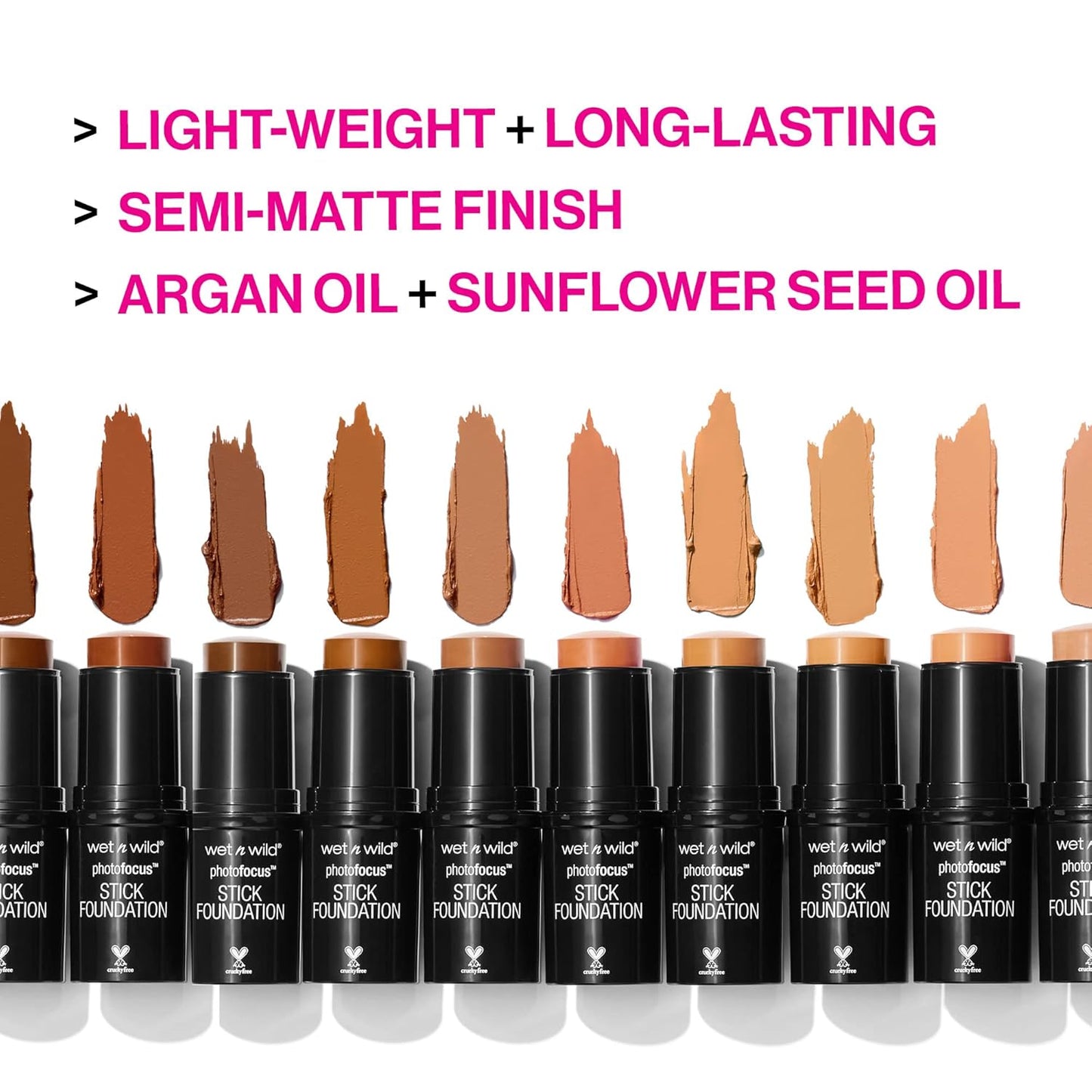 wet n wild Photo Focus Matte Foundation Stick Makeup, Porcelain | Vegan & Cruelty-Free