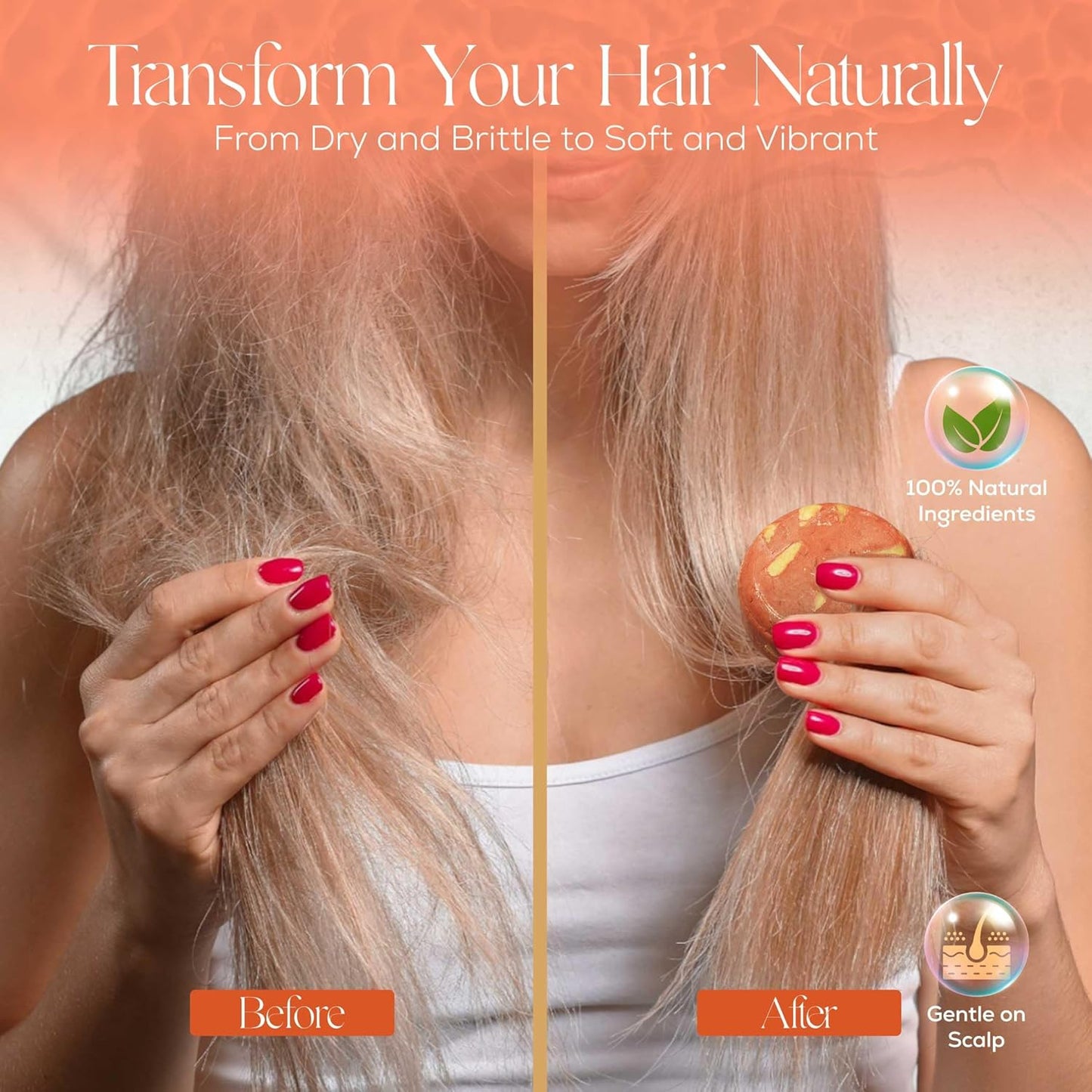 IIBESA Rice Water Shampoo Bar - Hair Growth & Volumizing Deep Hydrating - Japan Made Organic Ingredients - Solid Shampoo Bars For All Hair Types - Sulfate-Free Essential Oils - Grapefruit