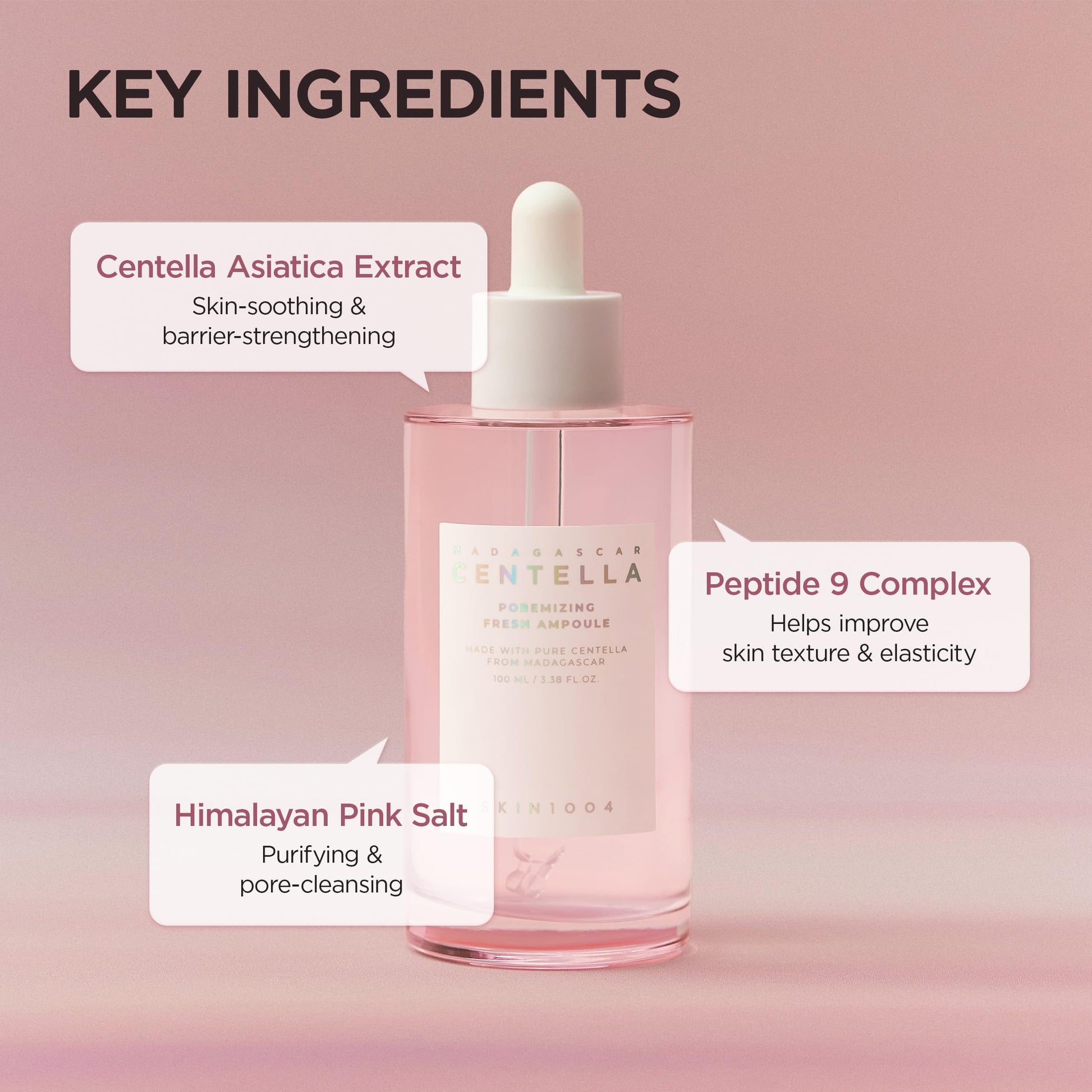 SKIN1004 Madagascar Centella Poremizing Fresh Ampoule 3.38 fl. oz(100ml) | Soothing Hydration |